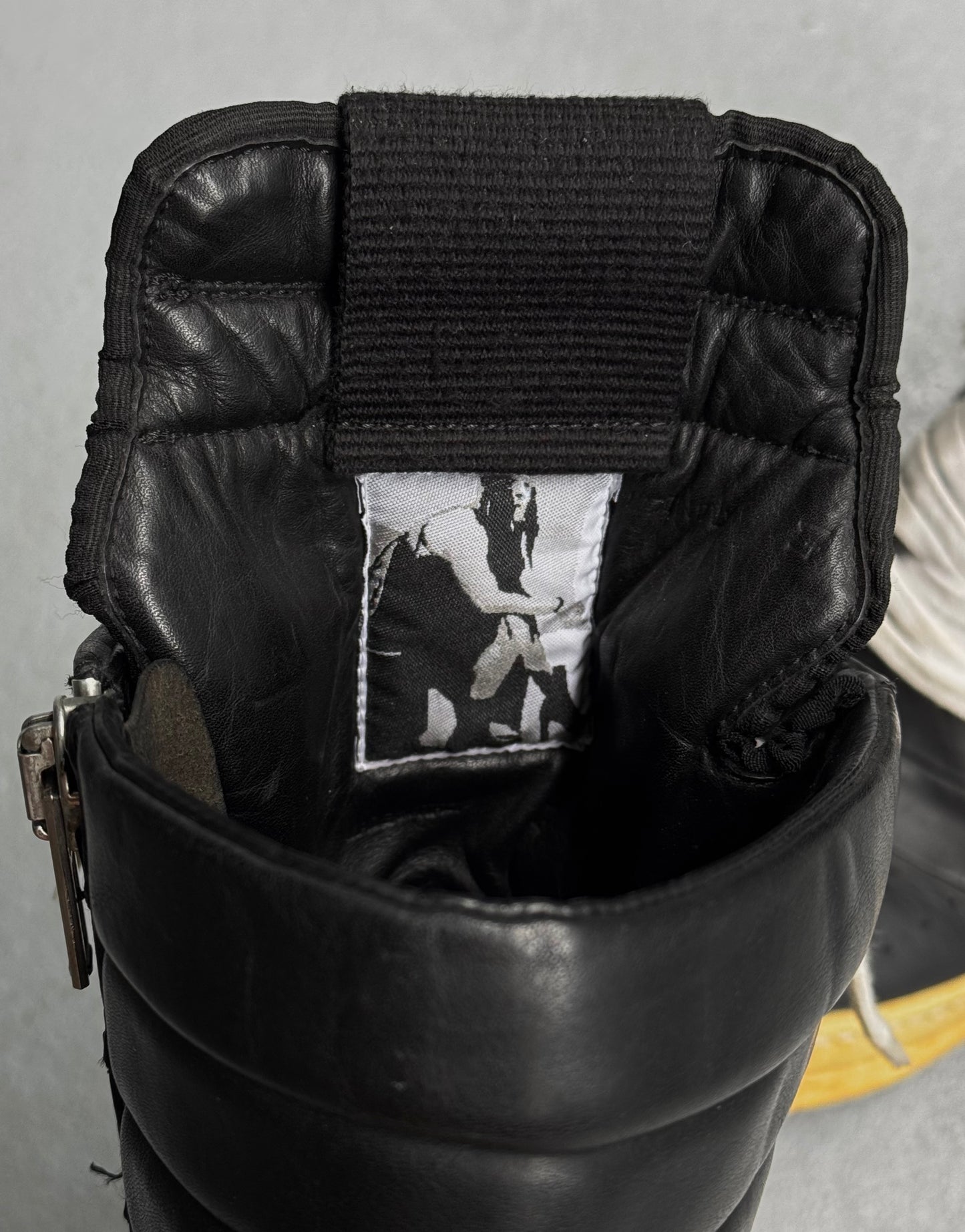 Rick Owens AW09 “CRUST” Dunk Leather Sneakers