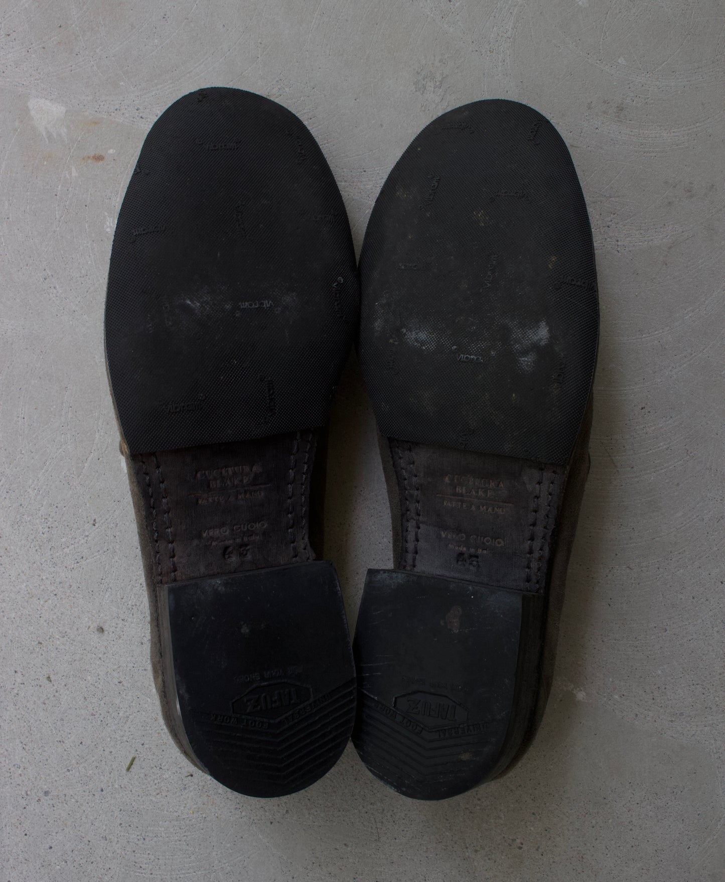 10sei0otto Horsehide Suede Leather Brogue Loafers