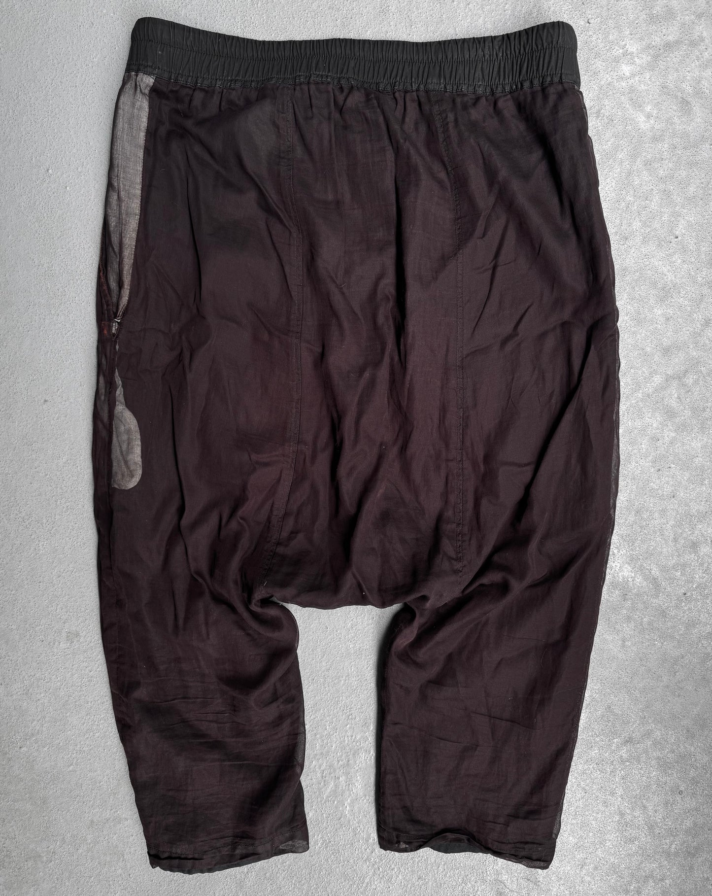 Rick Owens SS13 “ISLANDS” Double-layered Sheer Drop-crotch Pants