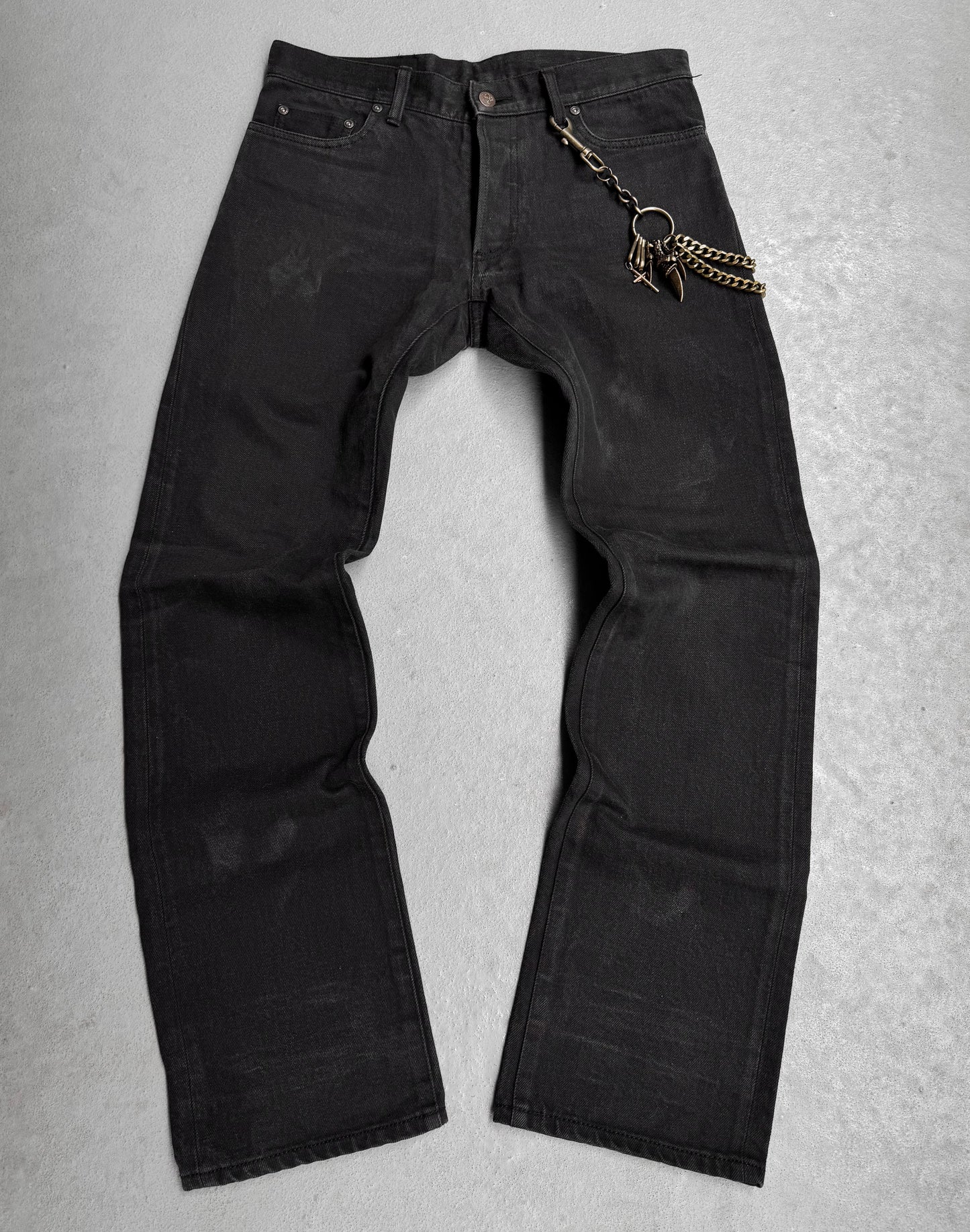 CELT & COBRA Early 00s Faded Black Bootcut Denim