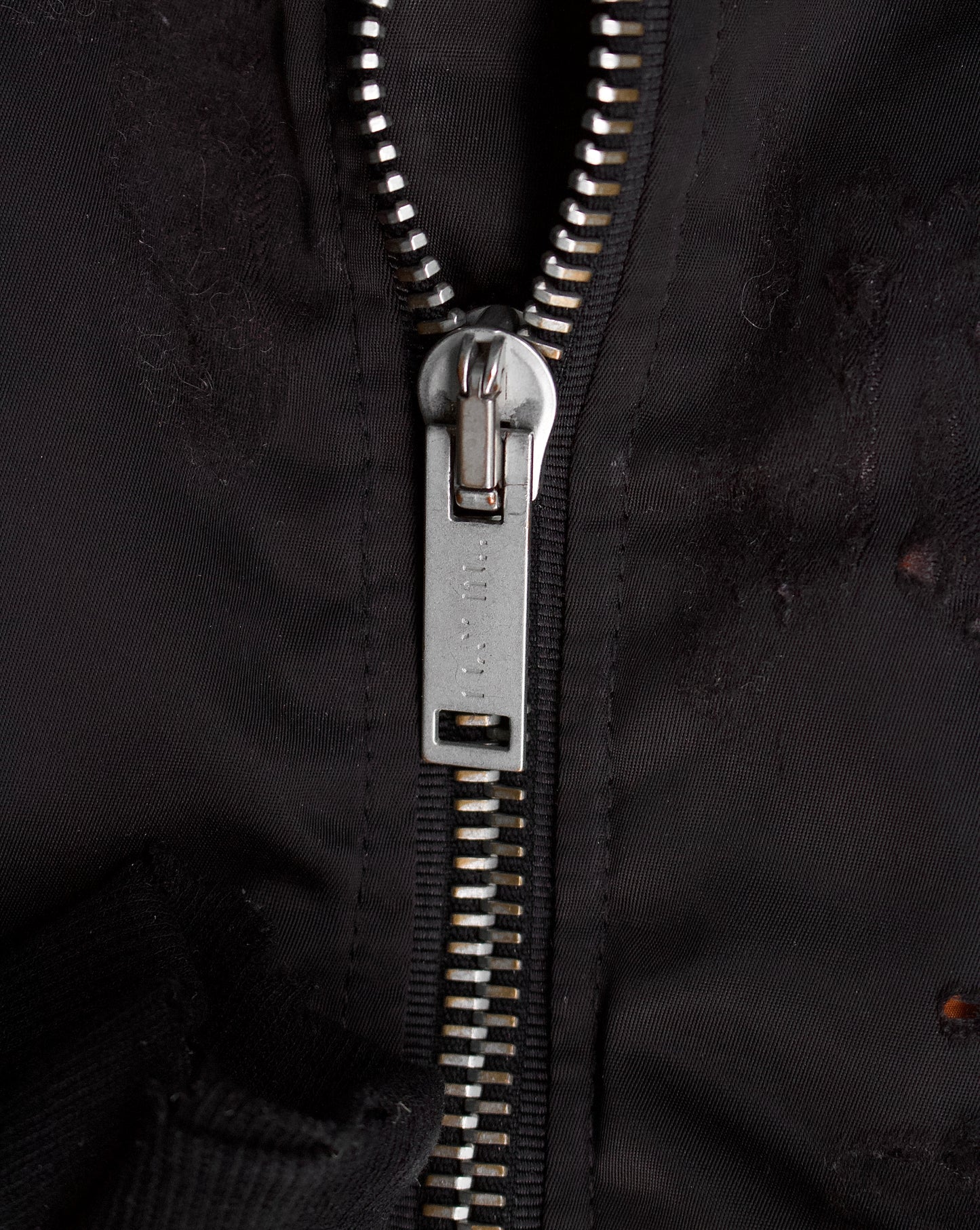 BEN TAVERNITI™ ‘UNRAVEL’ PROJECT SS18 Distressed Black Bomber