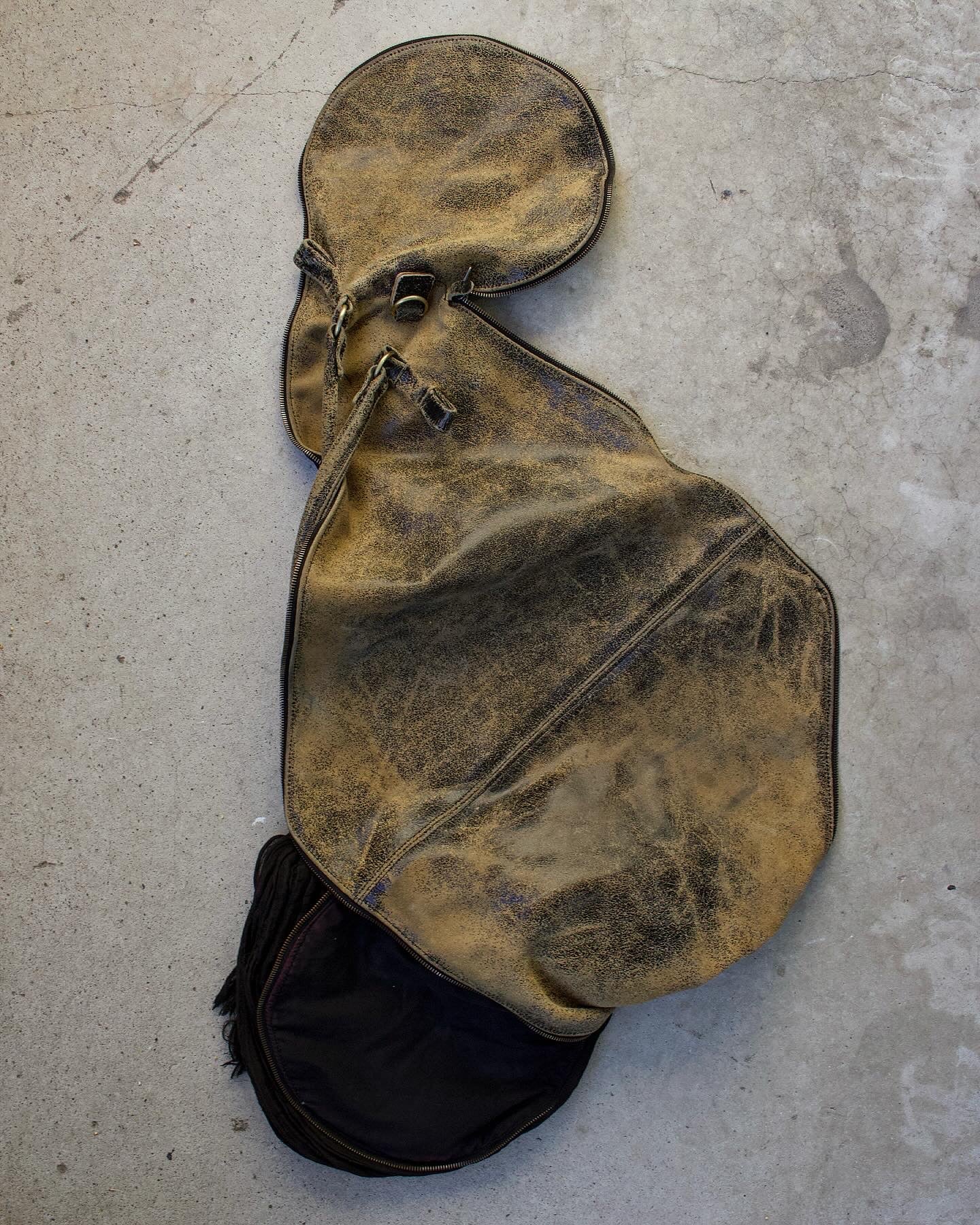 MiharaYasuhiro x Jas M.B AW08 ‘Boston’ Tornado Zip Cowhide Leather Bag