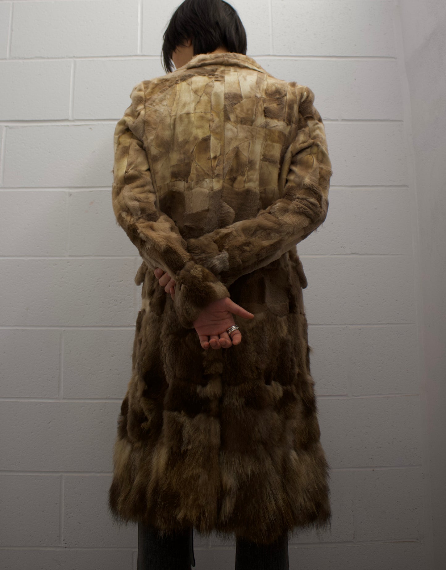 MiharaYasuhiro AW02 Raccoon Fur Coat