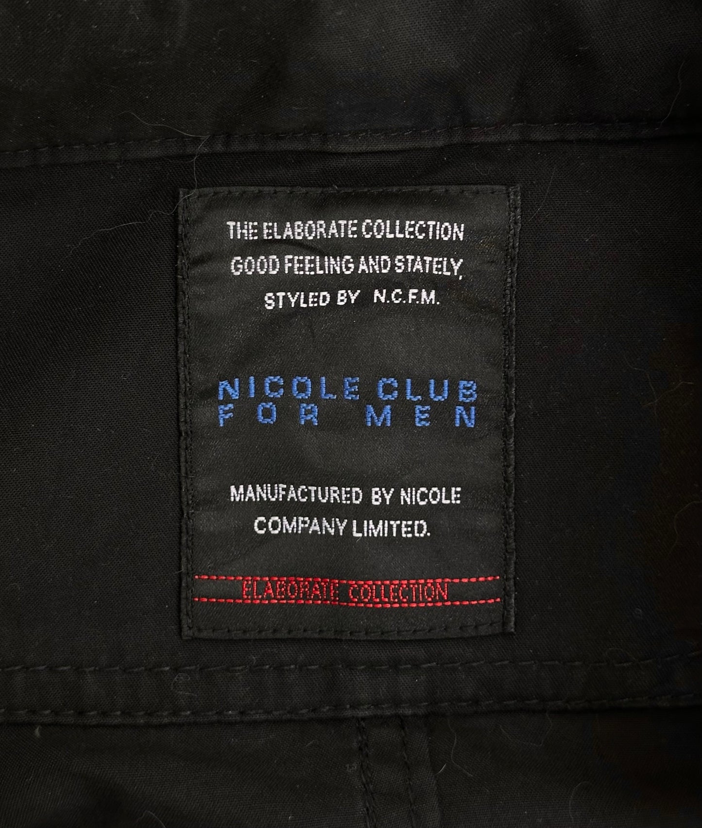 Nicole Club For Men Early 00s Multi-pocket ‘Fireman’ Hooded Rider Jacket