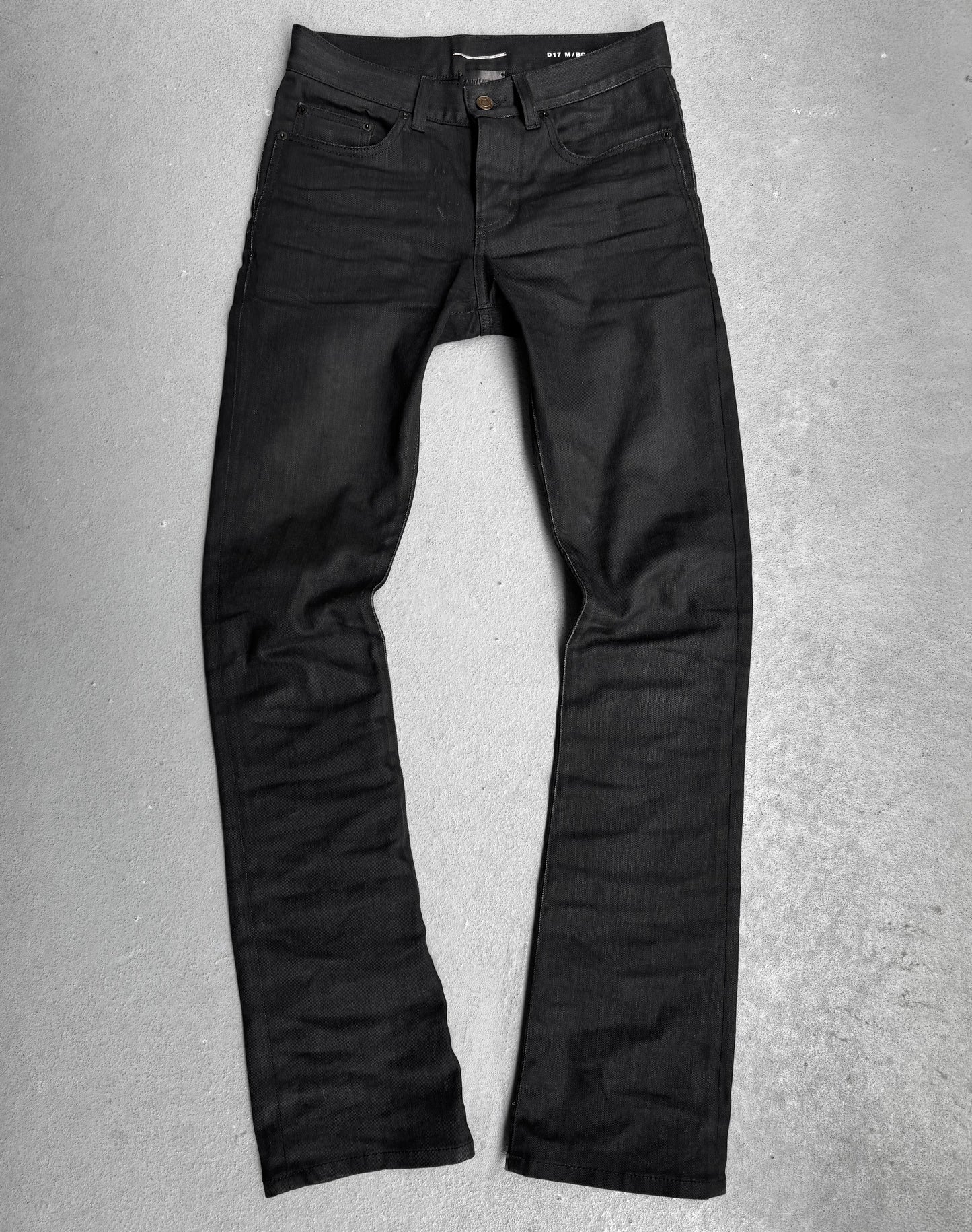 Saint Laurent Paris SS19 ‘D17’ Black Bootcut Flare Denim