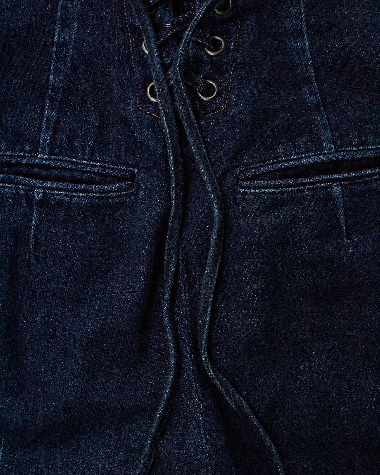 MiharaYasuhiro AW12 Bondage Wide Leg Cut Denim