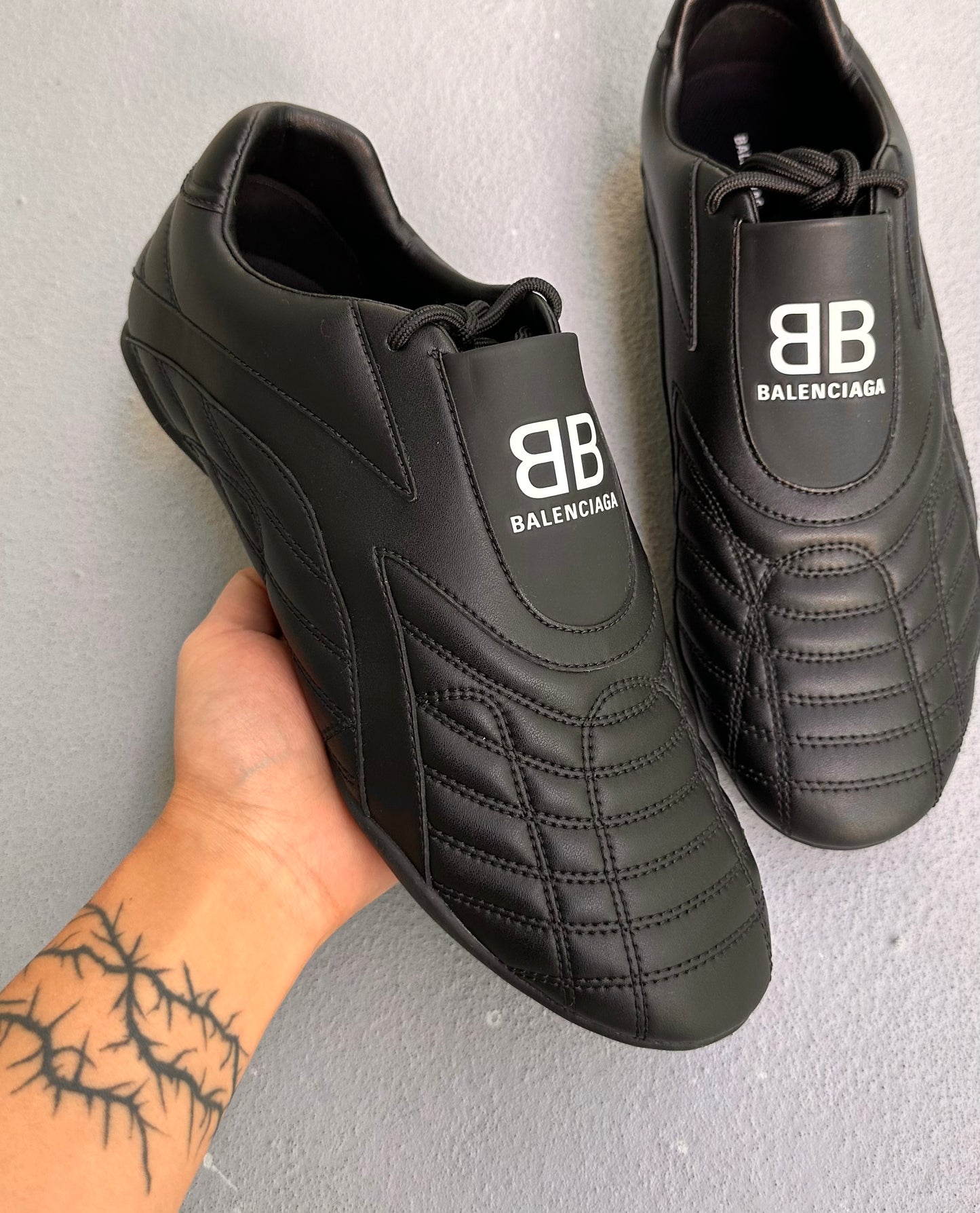 BALENCIAGA AW20 “Zen” Leather Sneakers
