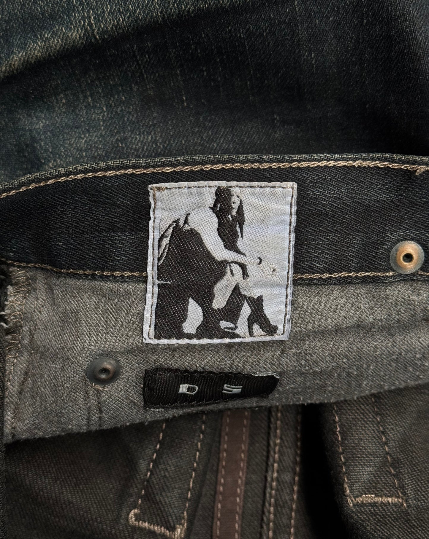 Rick Owens DRKSHDW AW14 “MOODY” Dirty Blue ‘Torrence Cut’ Denim
