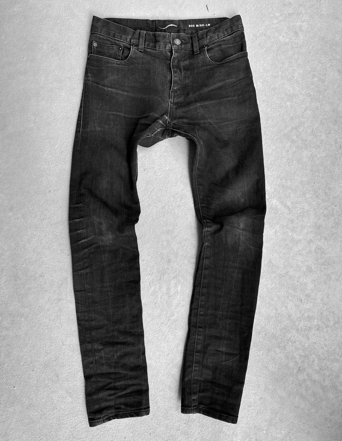 Saint Laurent Paris AW12 ‘D02’ Washed Grey Skinny Denim