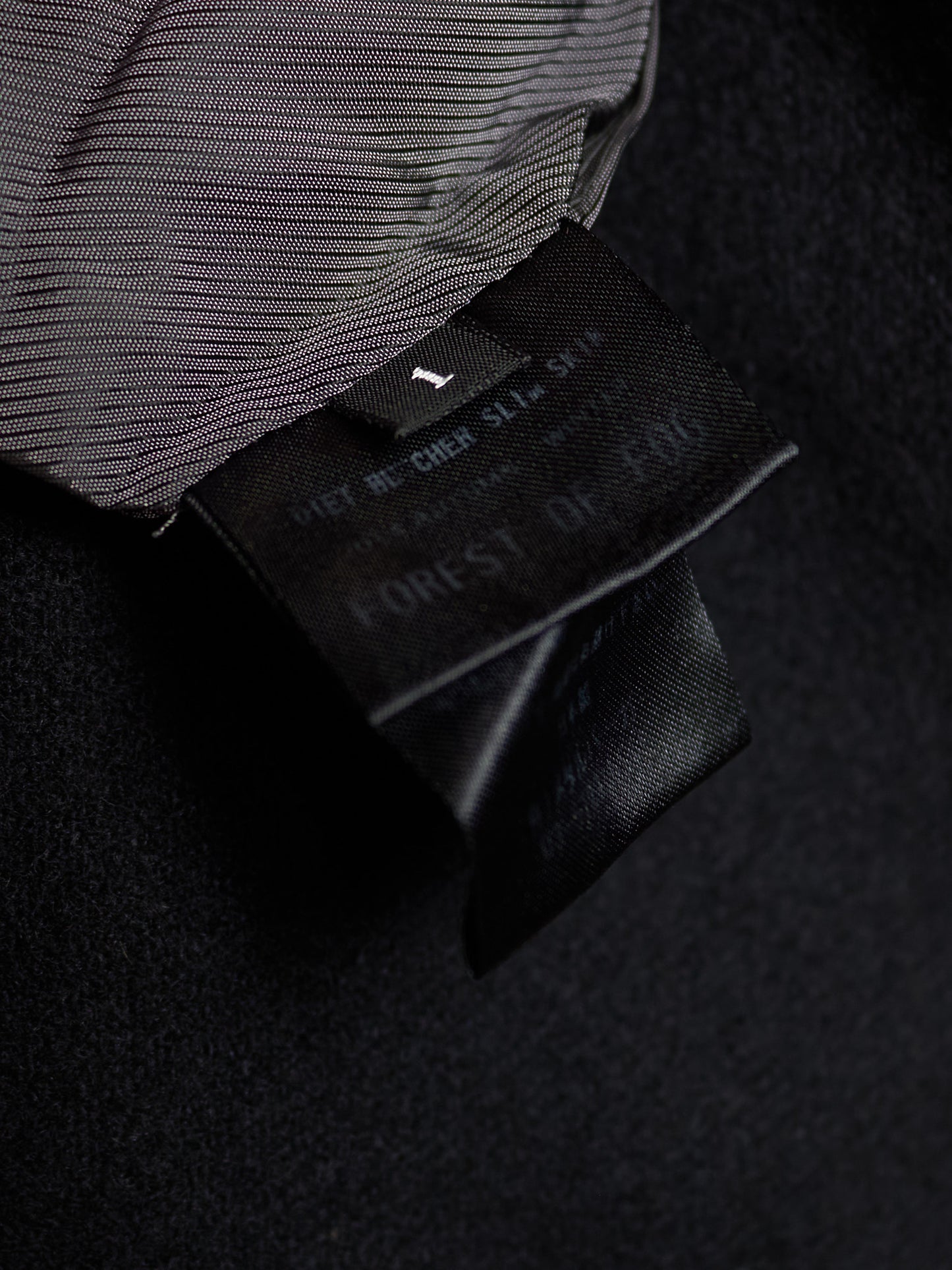 DIET BUTCHER SLIM SKIN AW14 "FOREST OF FOG" Wool Raglan Double Breasted Long Blazer