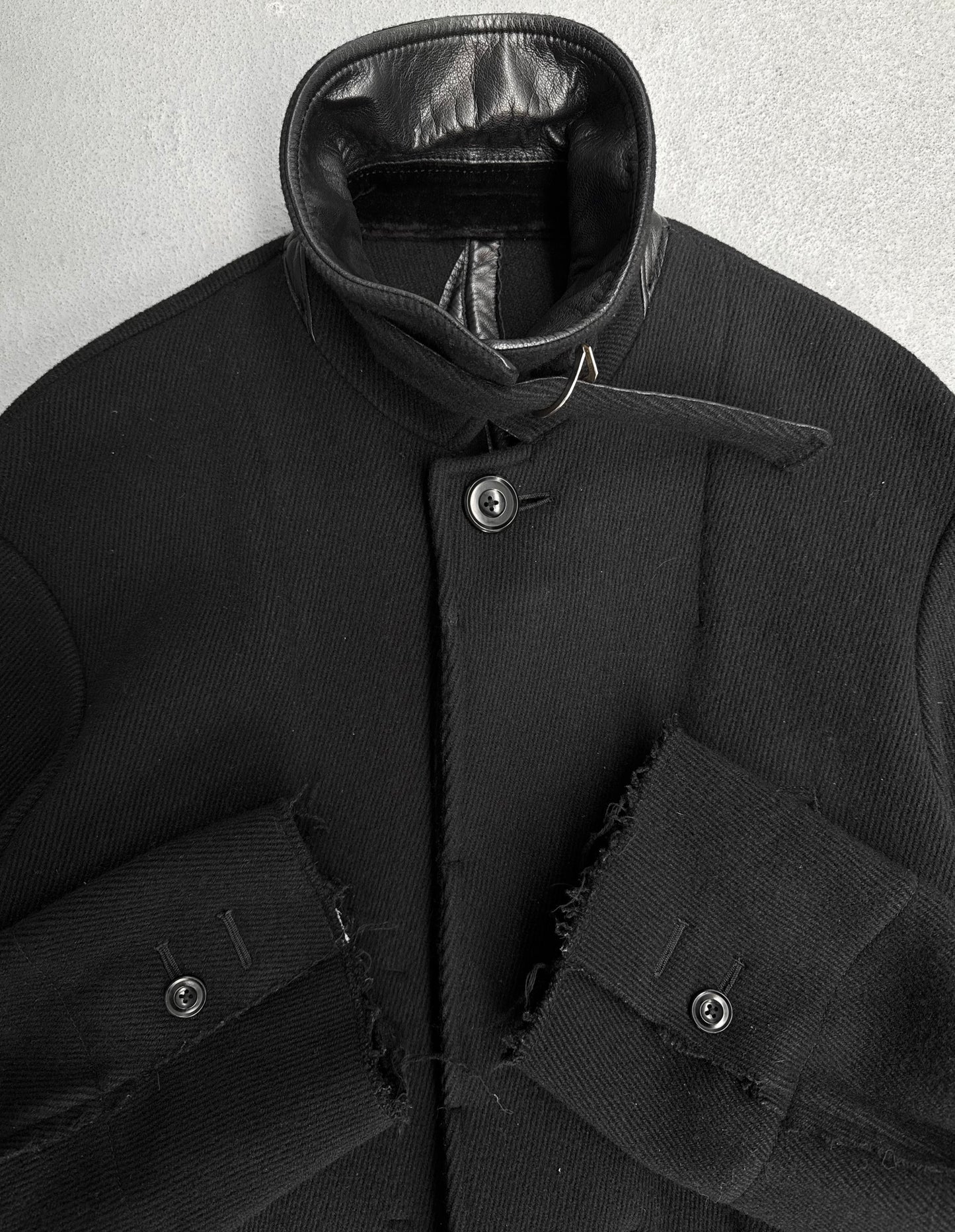 TakahiroMiyashita TheSoloist. AW15 Bondage Straps Wool Coat