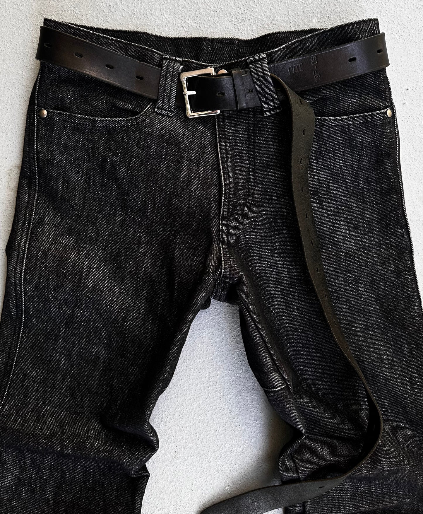 5351 Pour Les Hommes Early 00s Articulated Knee Bootcut Denim
