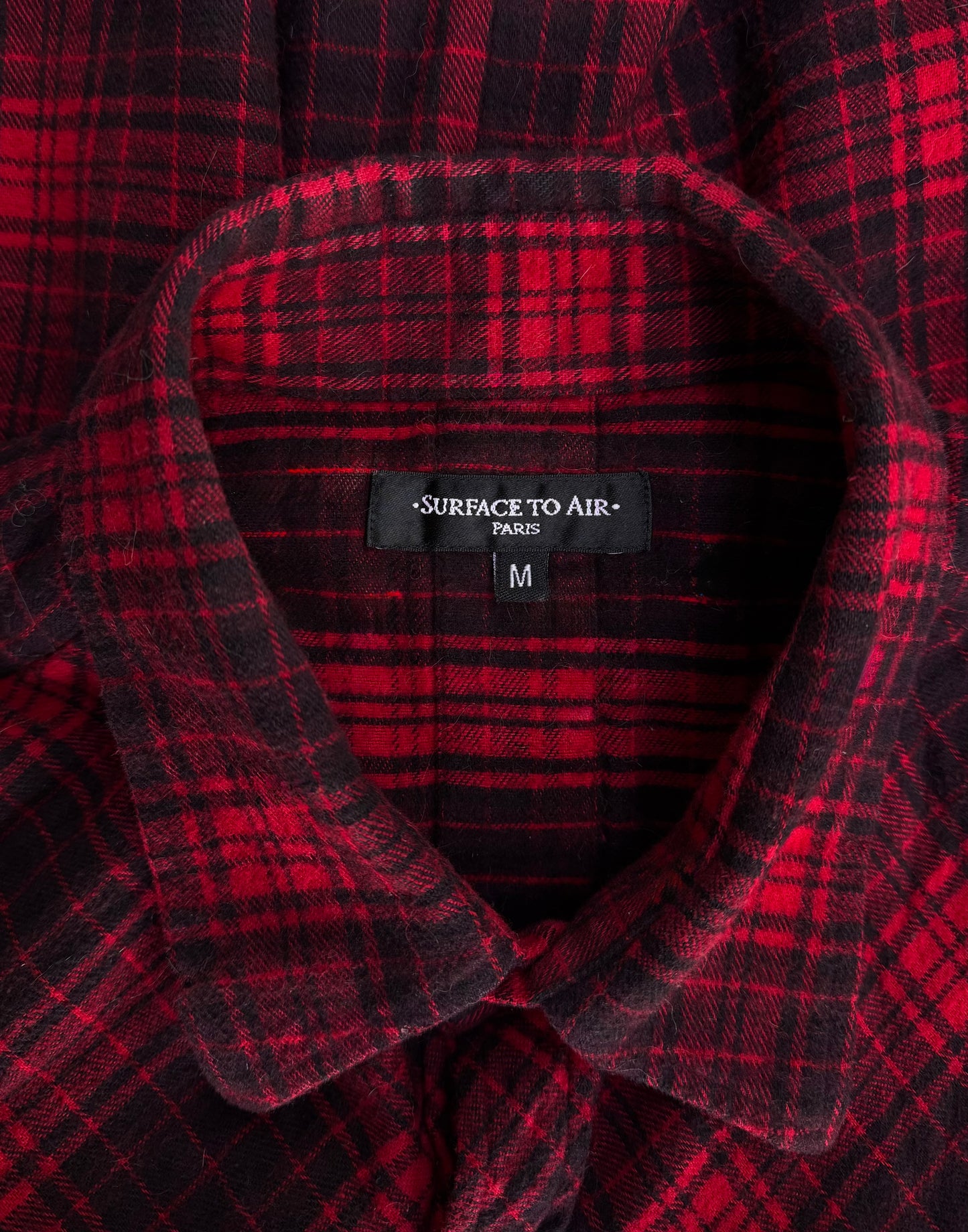 Surface to Air Early 00s Western Plaid Wool Flannel Shirt
