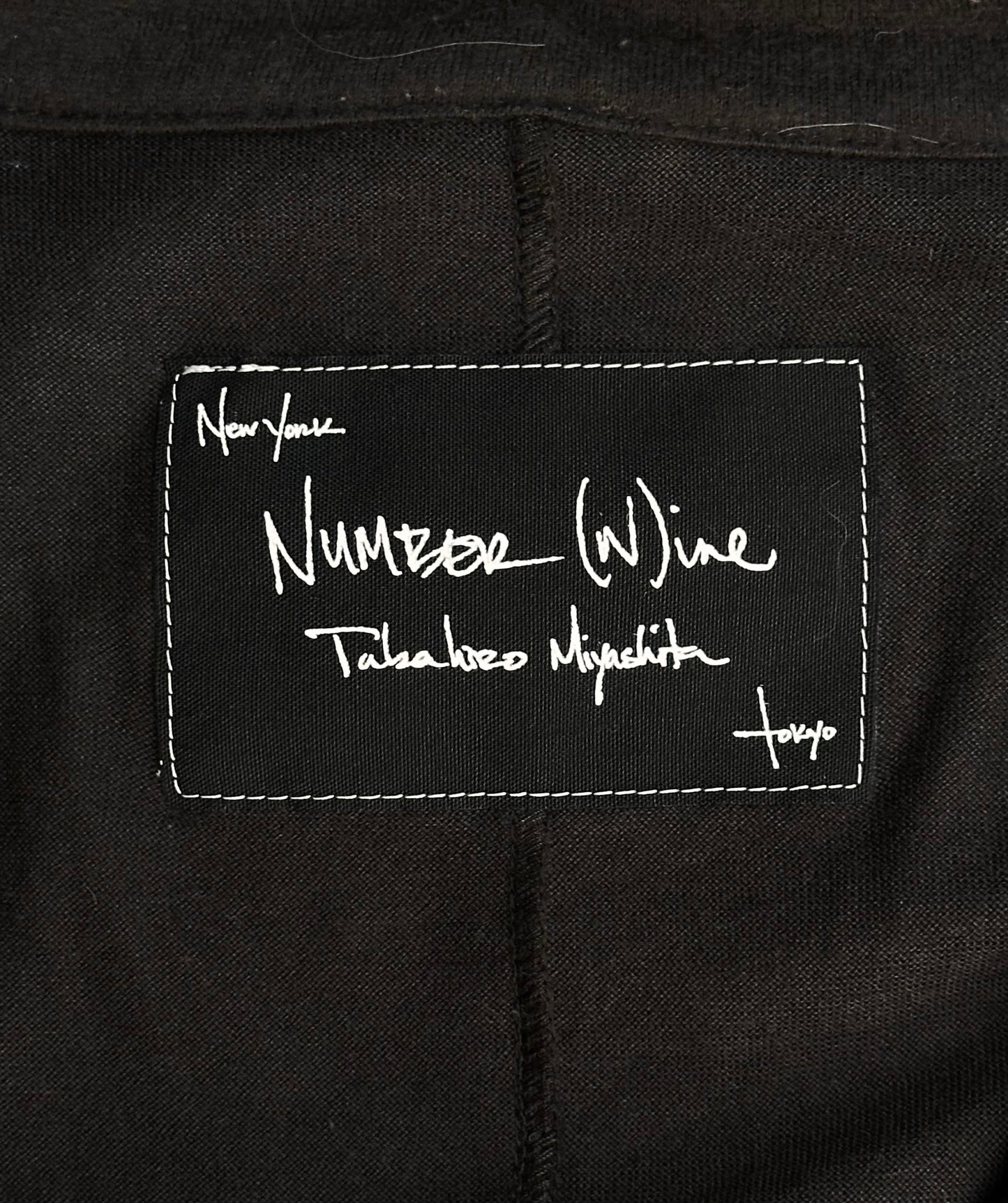Number (N)ine SS08 “BIRDS” Faded Cotton Multi-pockets Blazer