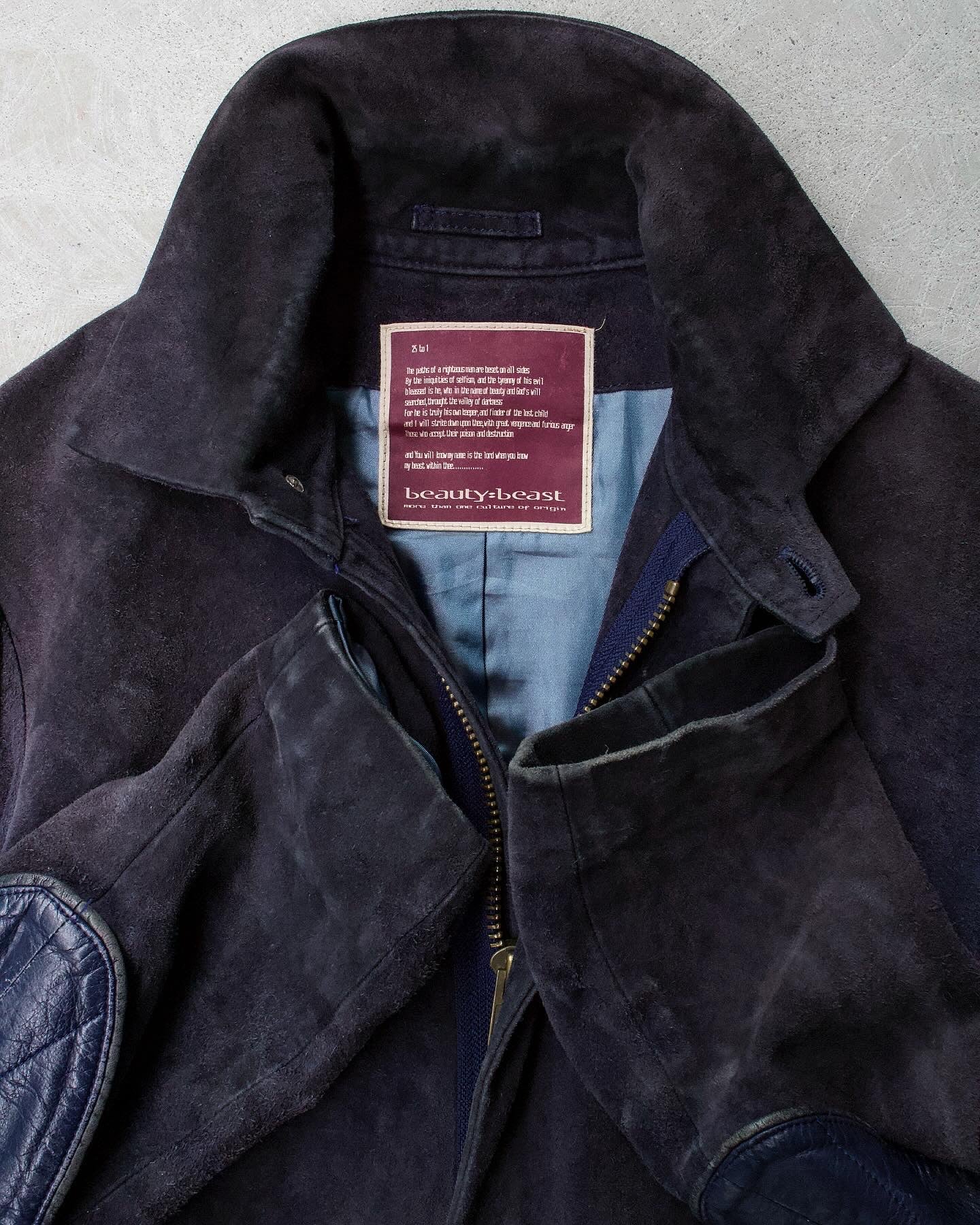 Beauty:Beast Early 90s 1-of-25 Beef Grass Suede Leather Coat