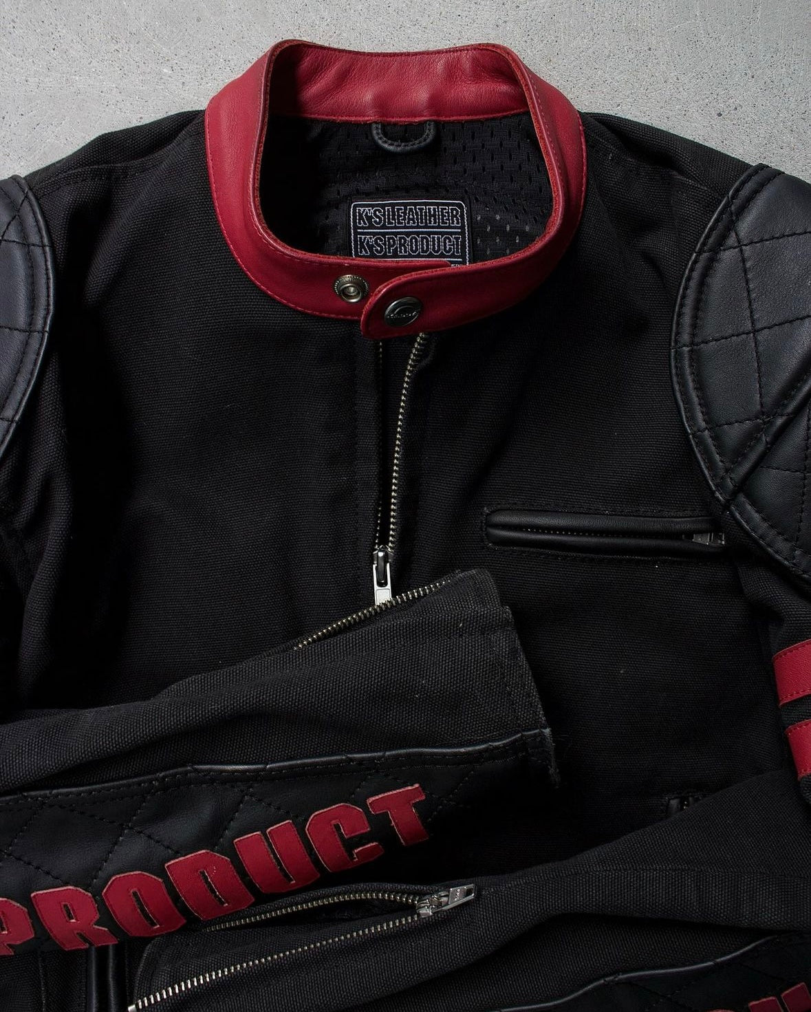 KADOYA K’s Leather Early 00s Cowhide Leather Padded Motorcycle Racing Jacket