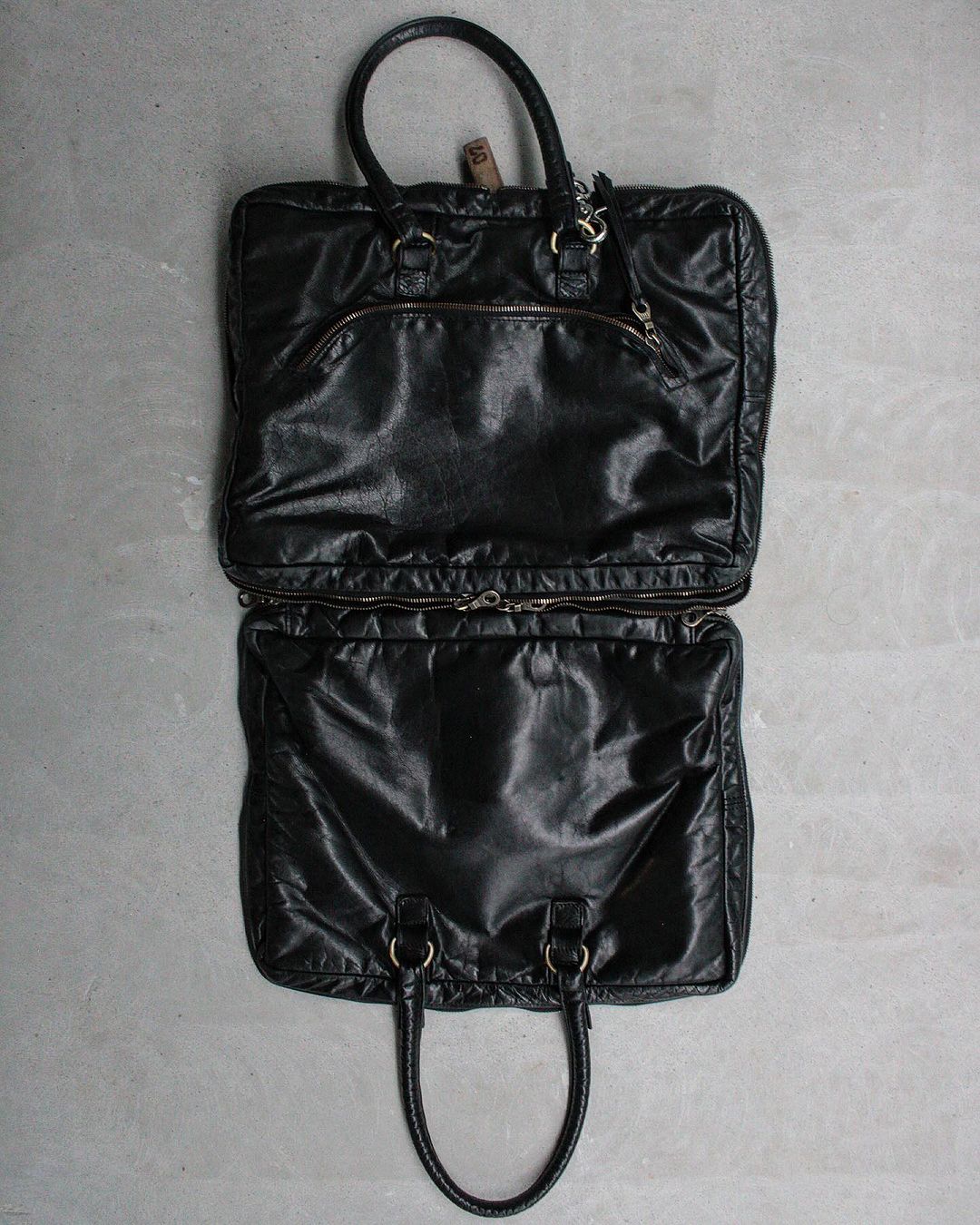 MiharaYasuhiro x Jas M.B SS09 Convertible Steerhide Leather Briefcase