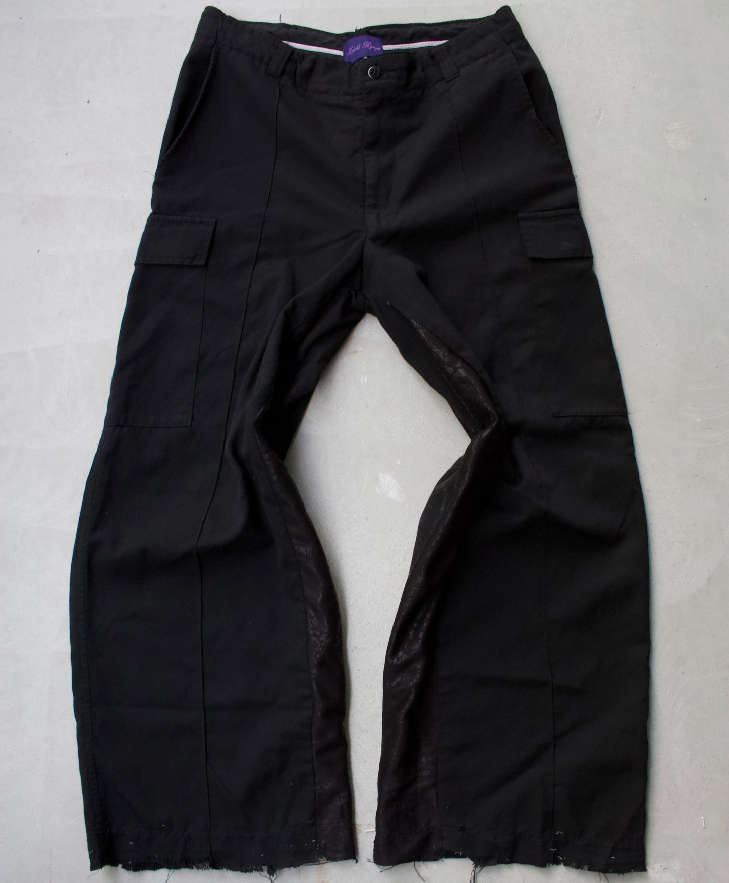 Hideki Ryuga Reconstructed Wide Cut Cargo Pants