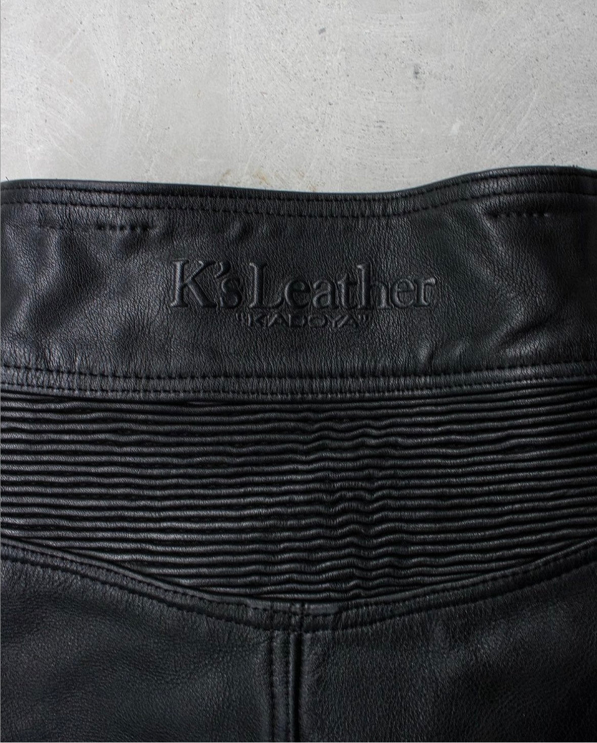 KADOYA K’s Leather 00s Goatskin Padded Motorcycle Pants