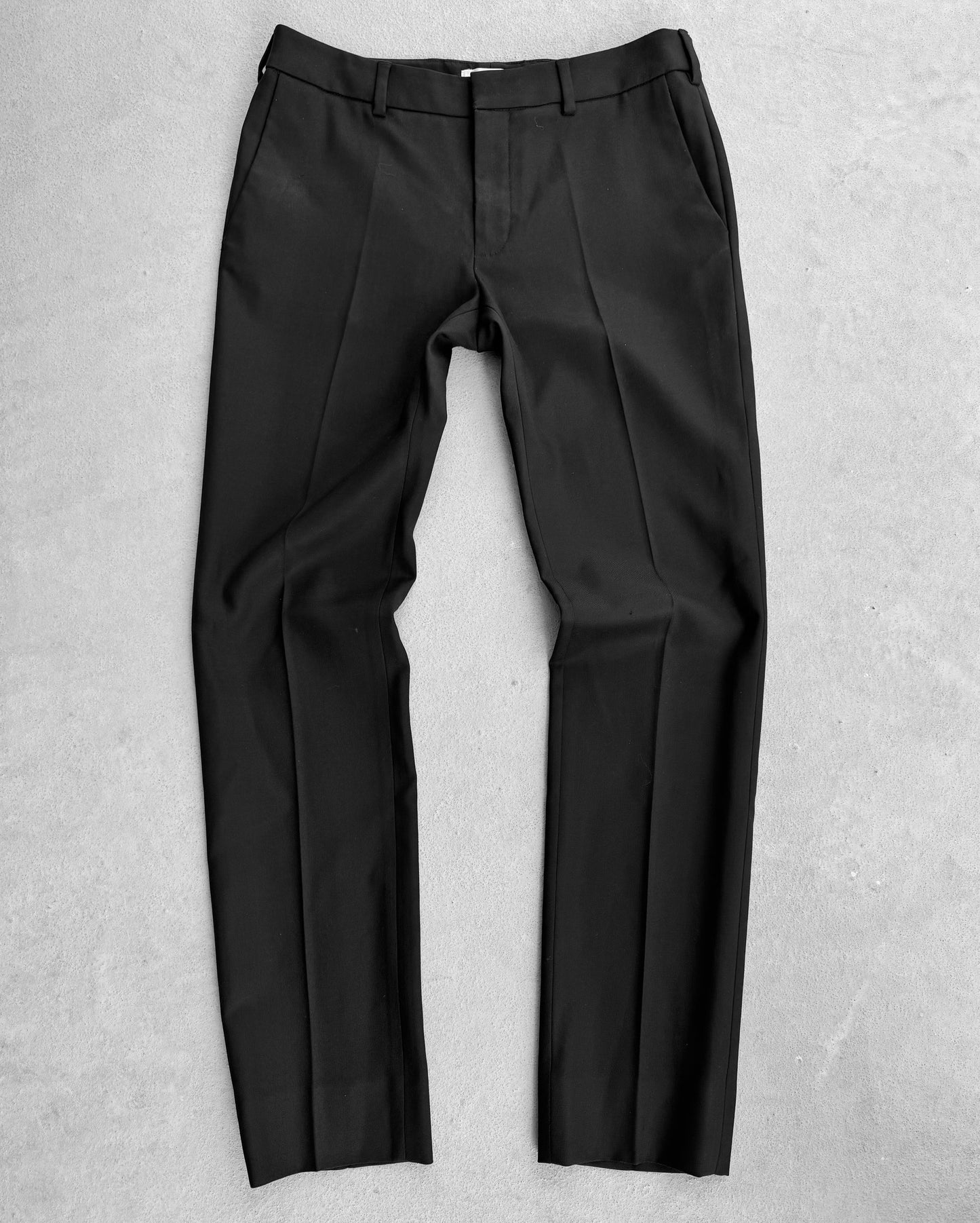 Saint Laurent Paris AW12 Slim-fit Wool Dress Pants