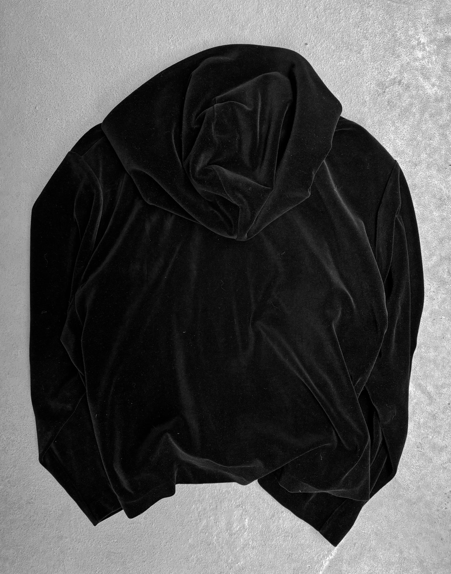 Lad Musician AW21 Cropped Velour Hoodie