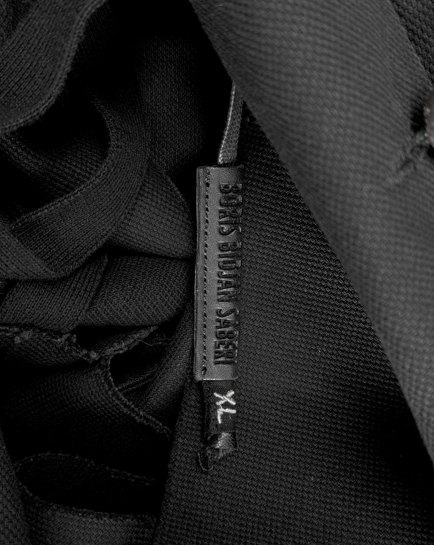 Boris Bidjan Saberi AW10-11 "PRIMITIVE SCULPTURE" Unlined Cotton Canvas Blazer