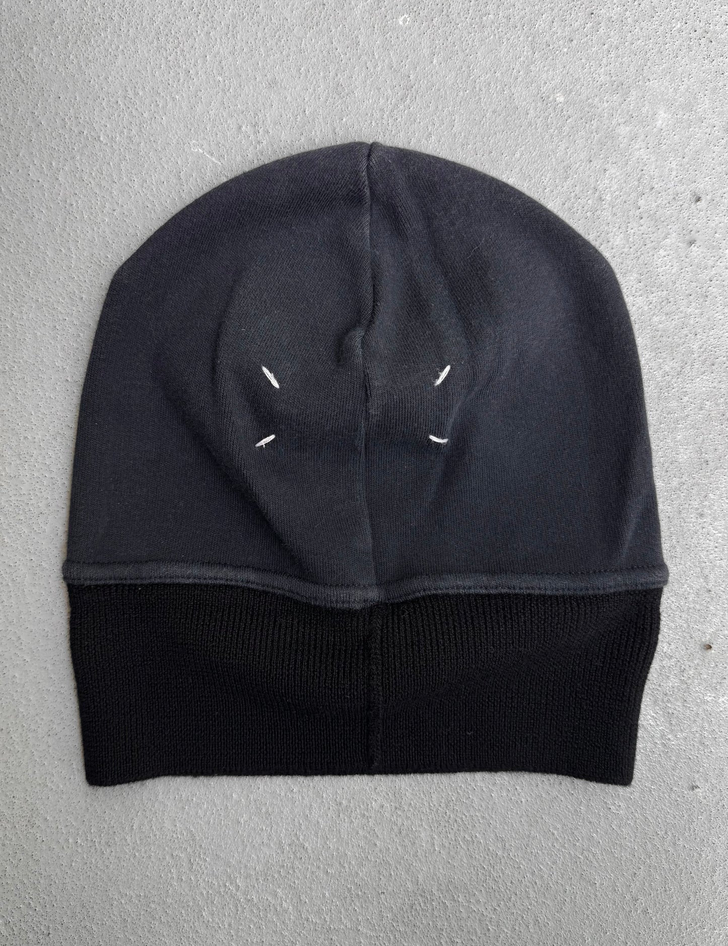 Maison Martin Margiela AW06 Navy Four-stitch Motif Beanie