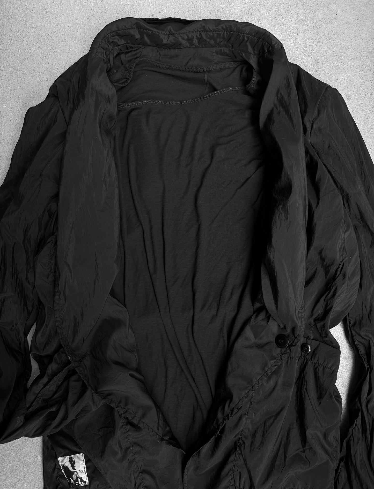 Rick Owens DRKSHDW SS14 “VICIOUS” Invert Layered Nylon Blazer