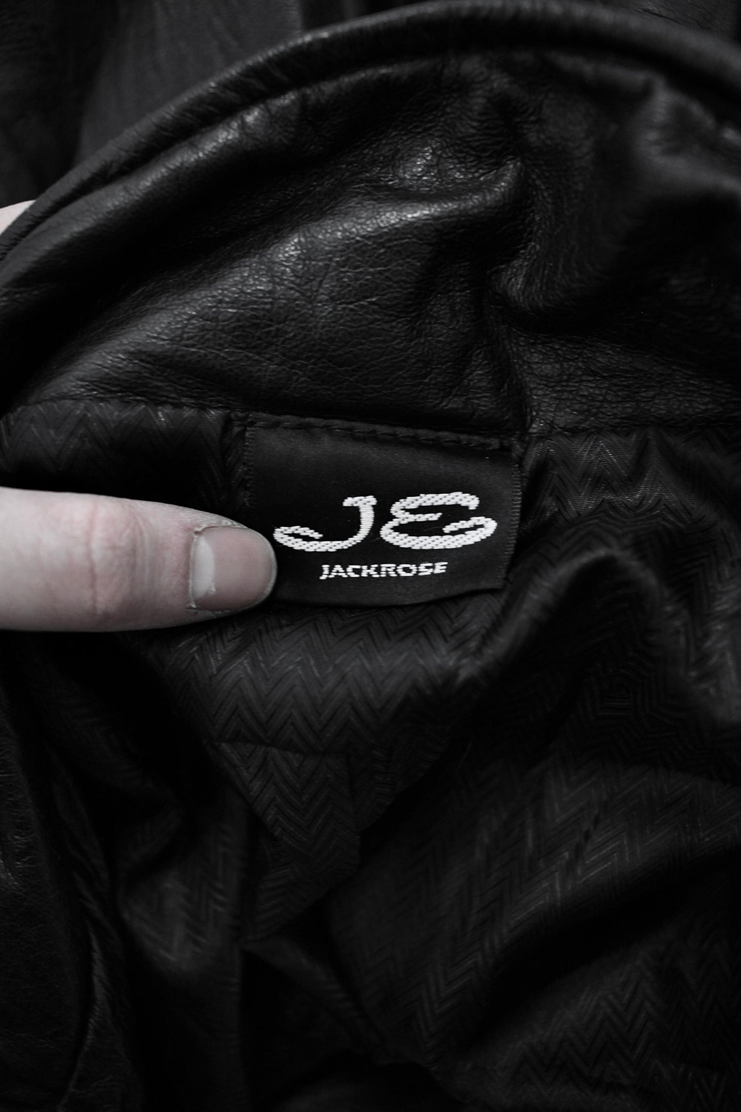 Jackrose Early 00s Pigskin Leather Rider Jacket detail | DRIEW GARMENTS