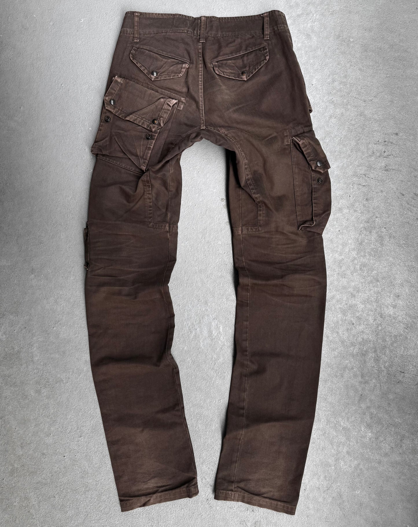 Julius_7 AW08 “Insanity in Industrial Inc. #2;” Cotton Gabardine Gasmask Cargo Pants