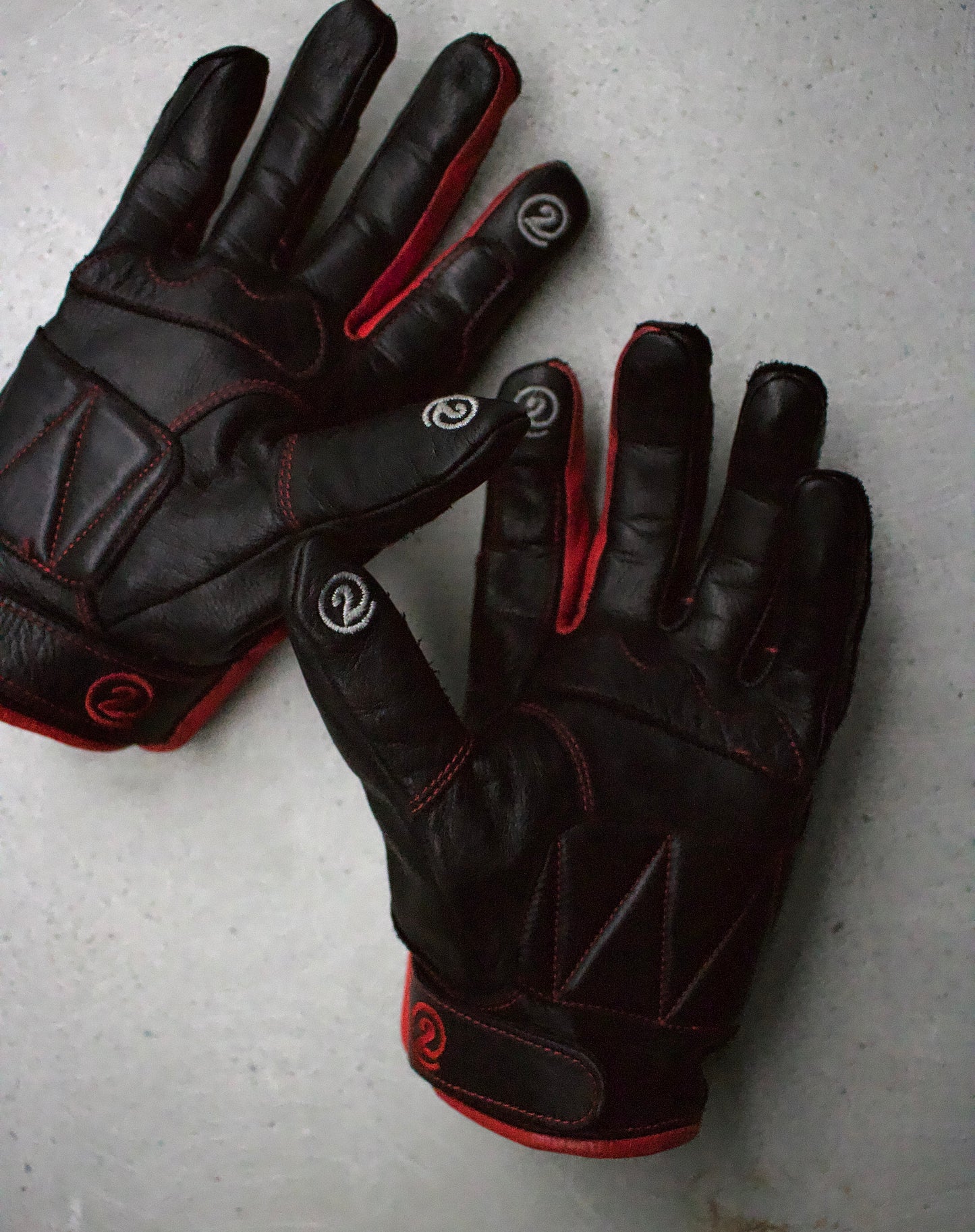 Shinichiro Arakawa Late 90s Motorcycle Racing Leather Gloves