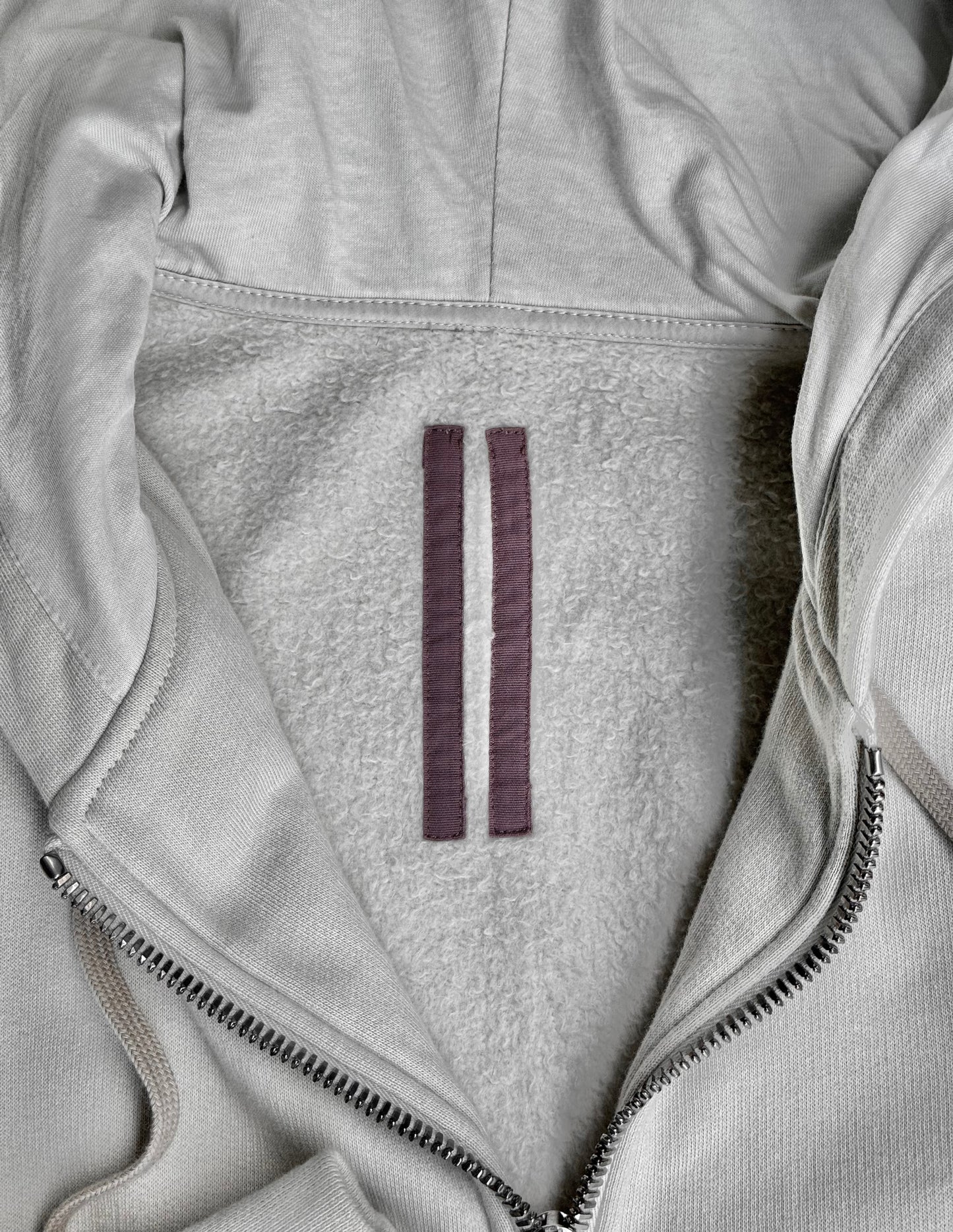 Rick Owens DRKSHDW SS17 “WALRUS” Dinge Patchwork Drawstring Hoodie