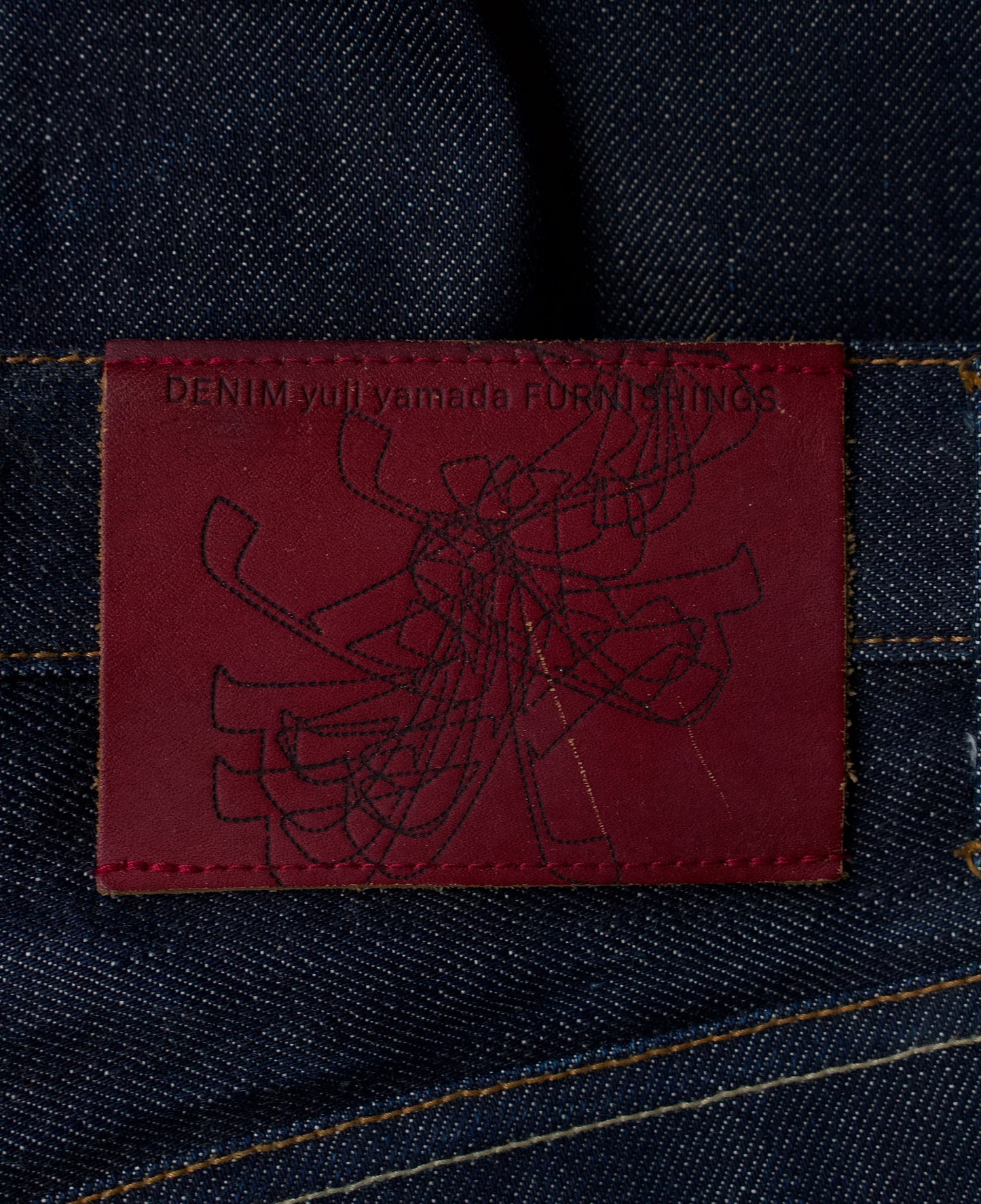 Yuji Yamada 00s ‘FURNISHING’ Raw Indigo Bootcut Denim