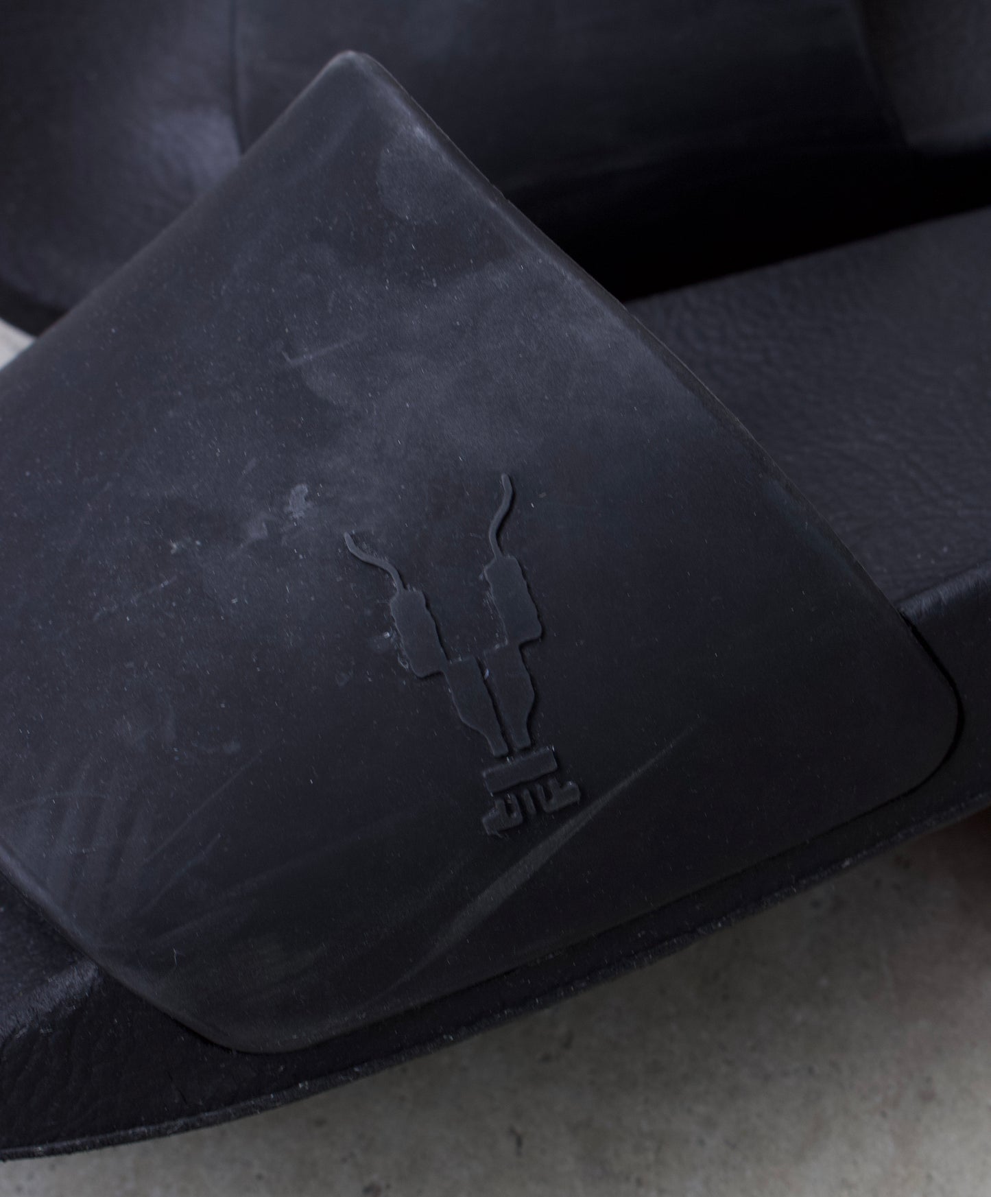 Rick Owens DRKSHDW AW17 “GLITTER” Black Gym Slides
