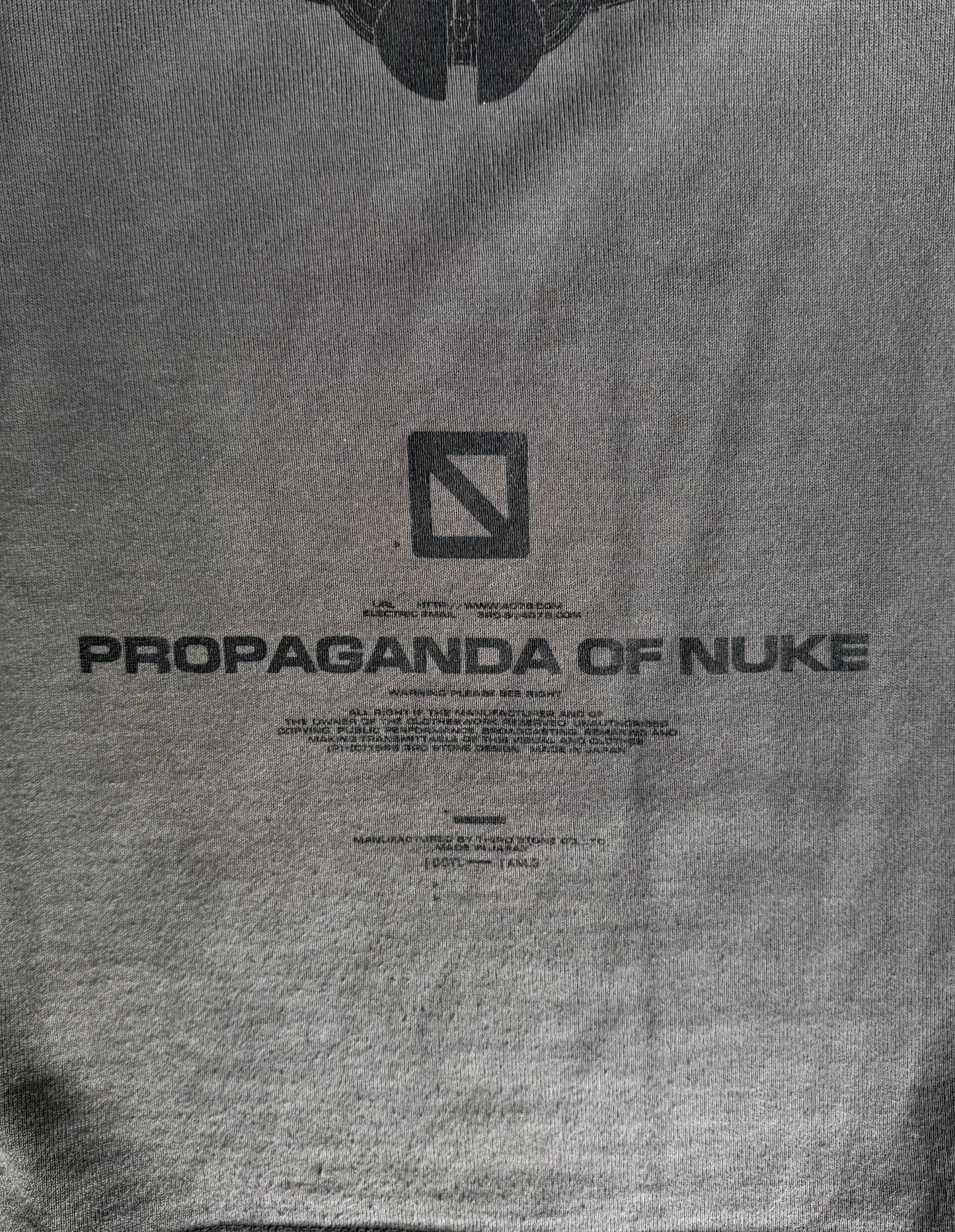 NUKE by Tatsuro Horikawa Late 90s Graphic Long-sleeves Jumper