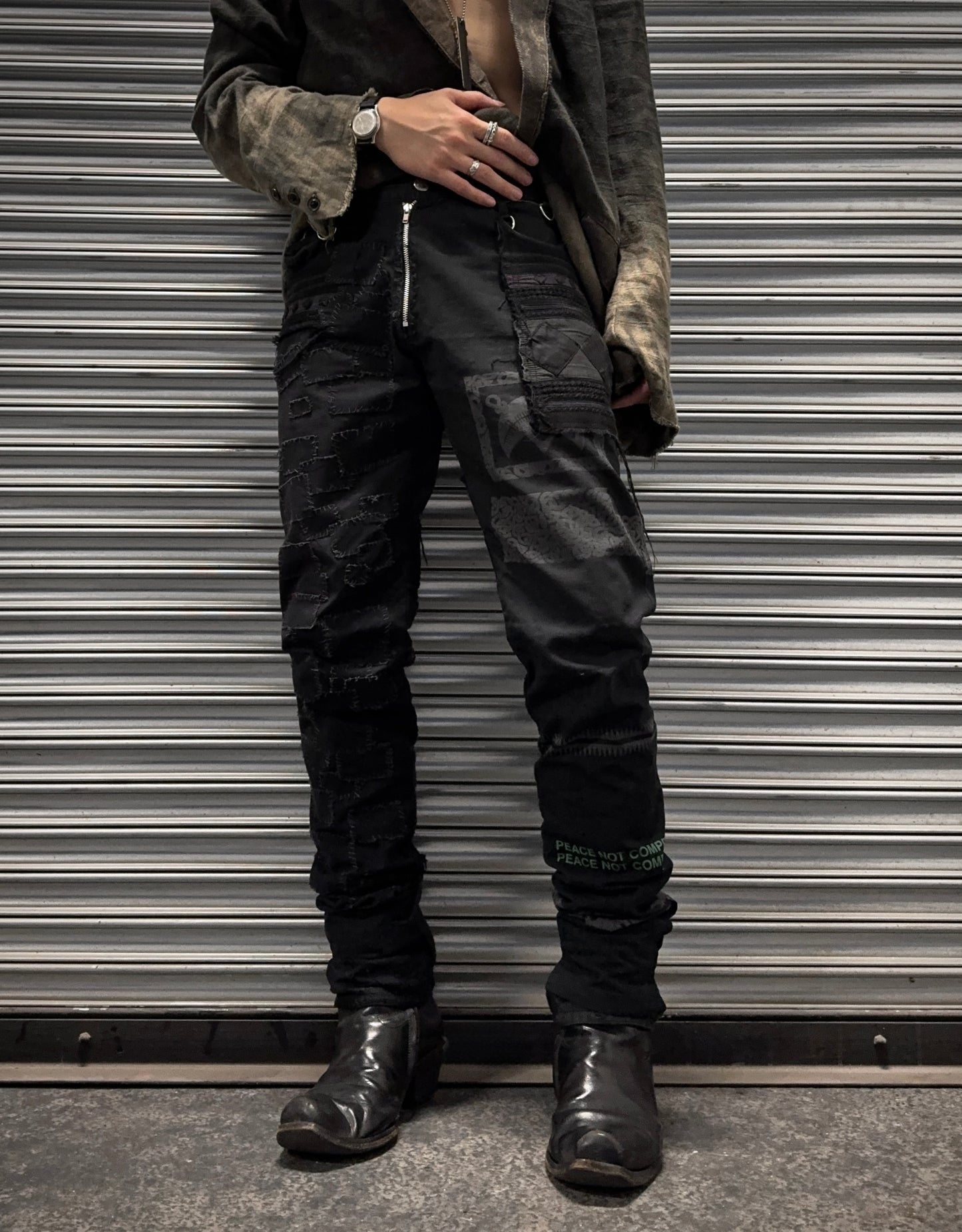 UNDERCOVER SS03 “SCAB” Reconstructed Patchwork Pants