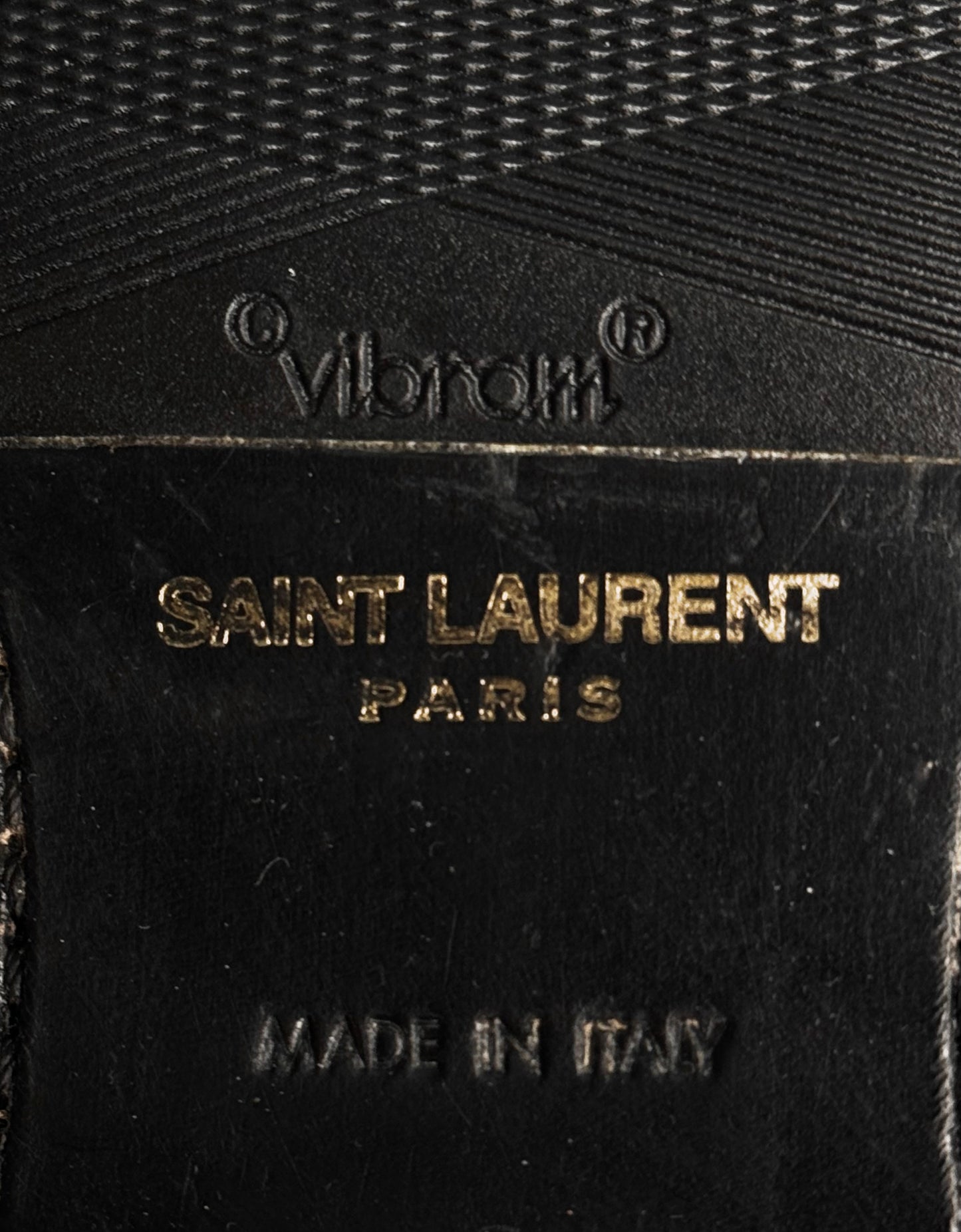 Saint Laurent Paris AW14 Leather 30mm ‘Jodhphur’ Buckle Boots