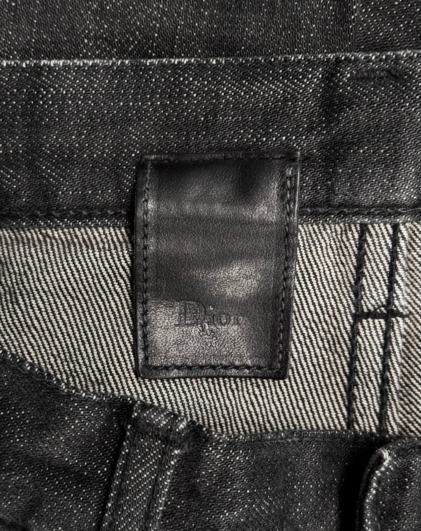 DIOR HOMME by Hedi Slimane AW03-04 “Luster” Washed Black Bootcut Denim