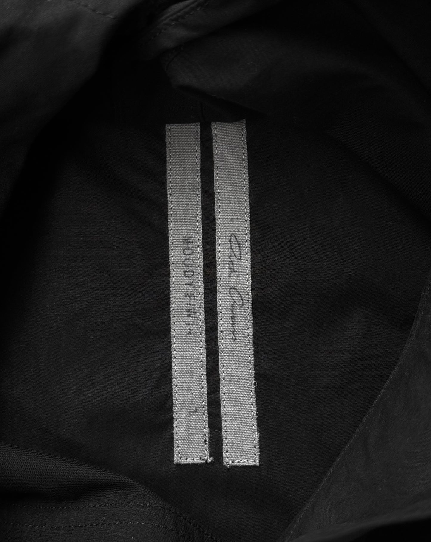 Rick Owens AW14 “MOODY” Asymmetrical Button-up Shirt