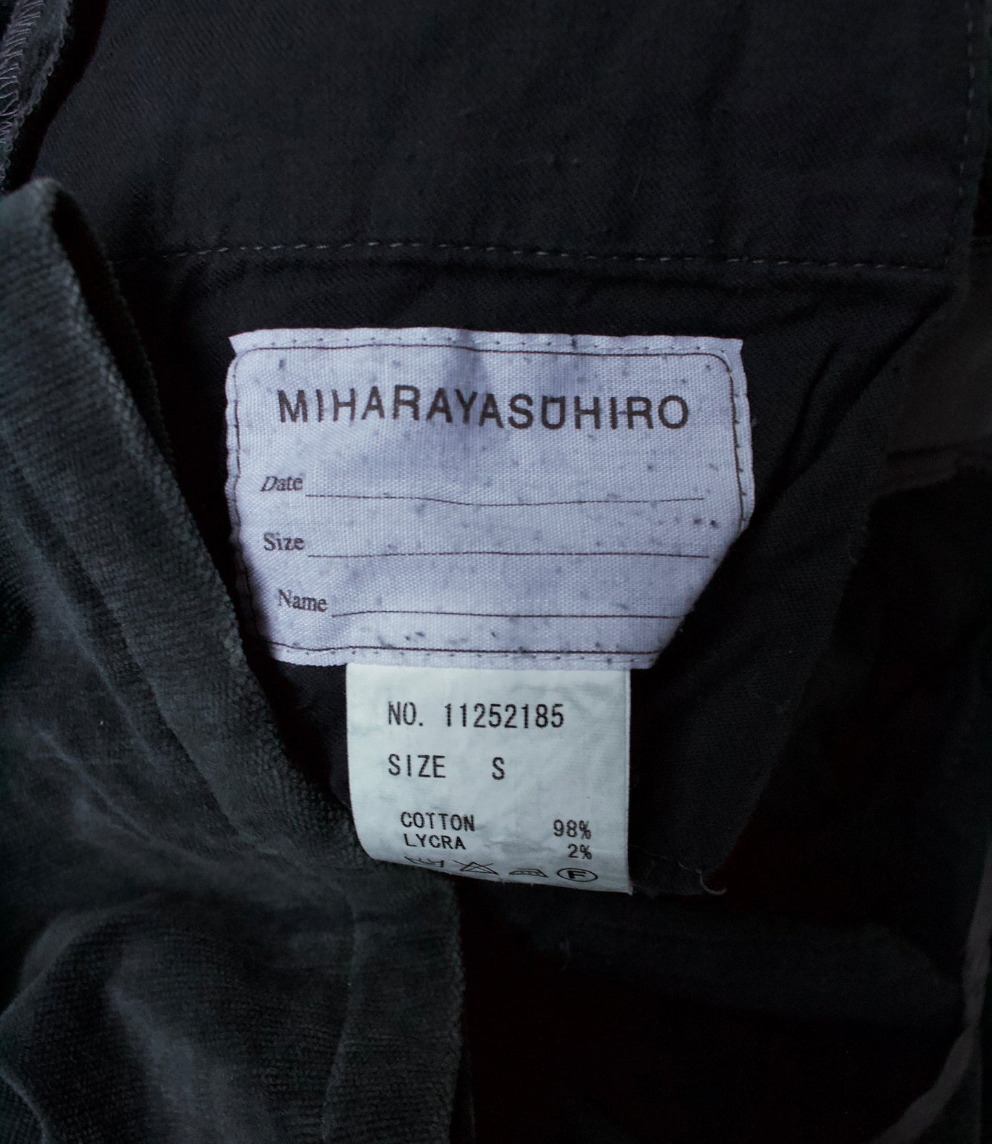 MiharaYasuhiro AW06 Reconstructed Corduroy Pants