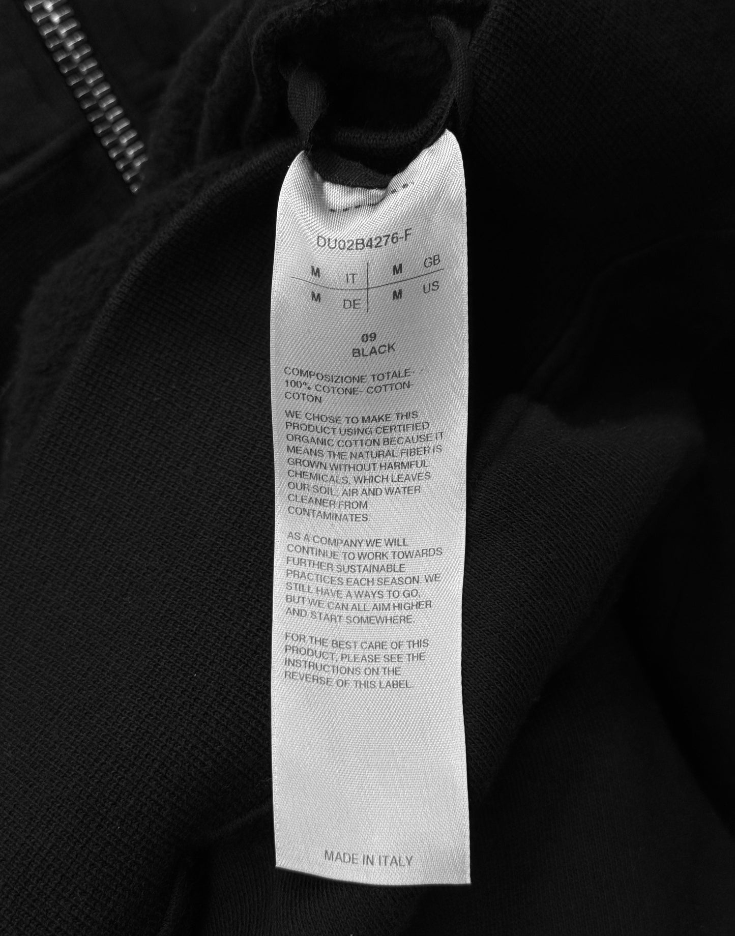 Rick Owens DRKSHDW AW22 “STROBE” Black Drawstring Jason Hoodie