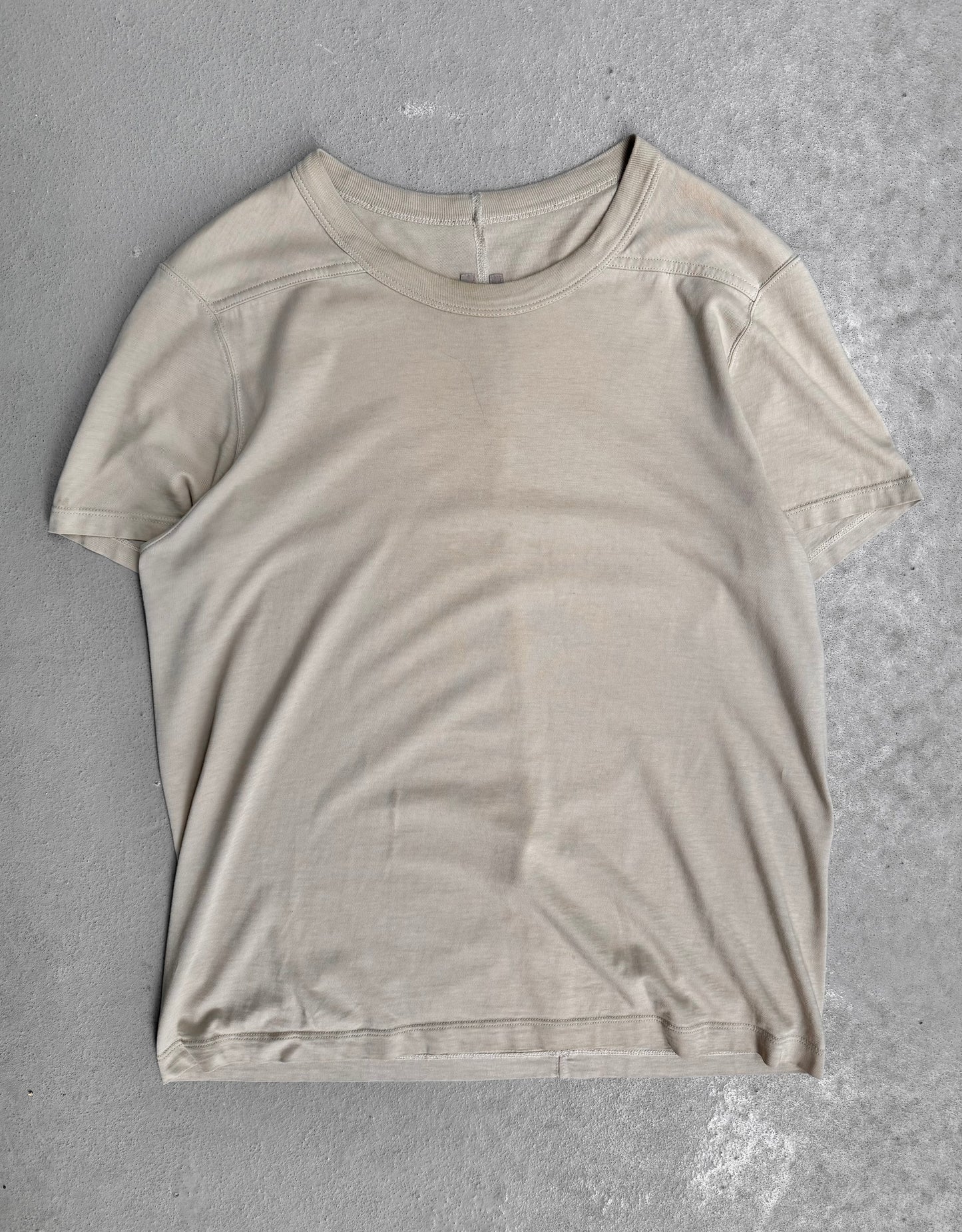 Rick Owens SS23 “EDFU” Pearl Short Level T-shirt