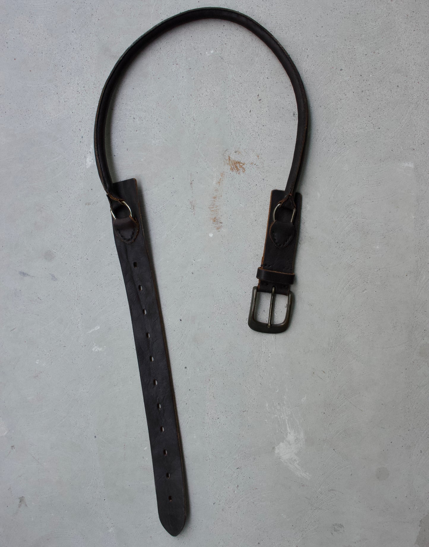 MiharaYasuhiro Early 00s “Bag Handle” Leather Belt