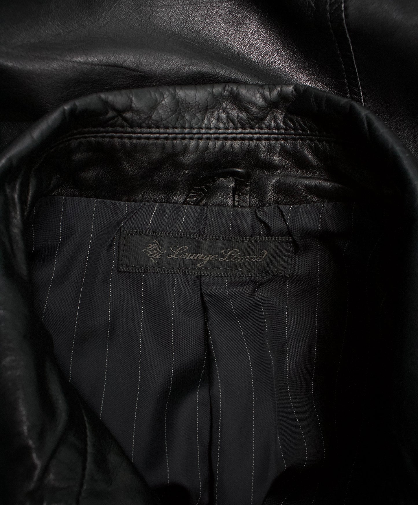 Lounge Lizard 00s Calfskin Cafe Racer Jacket