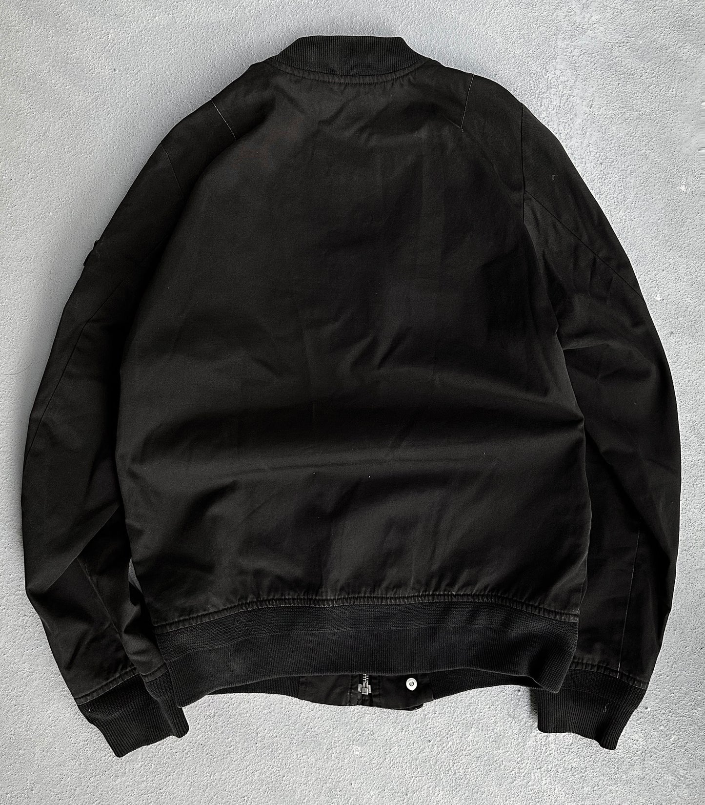 UNUSED Japan Early 00s Sun Faded Light-weight Bomber Jacket