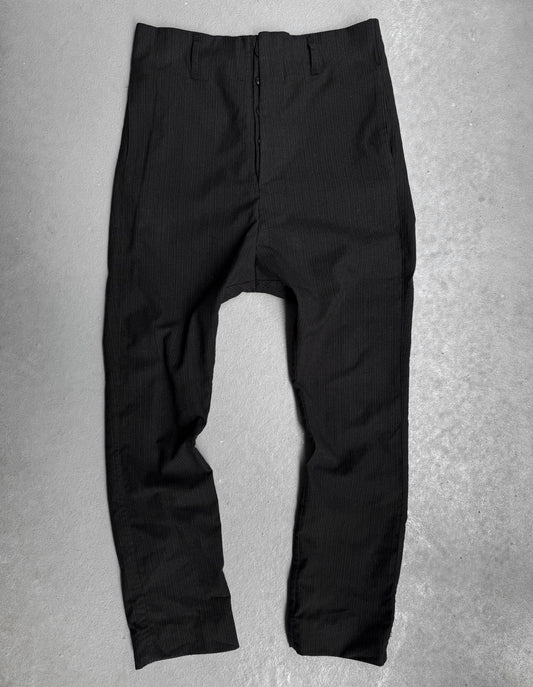 DEEPTI Collection °014-°015 SLUR ‘P-006’ Drop-crotch Stripe Pants