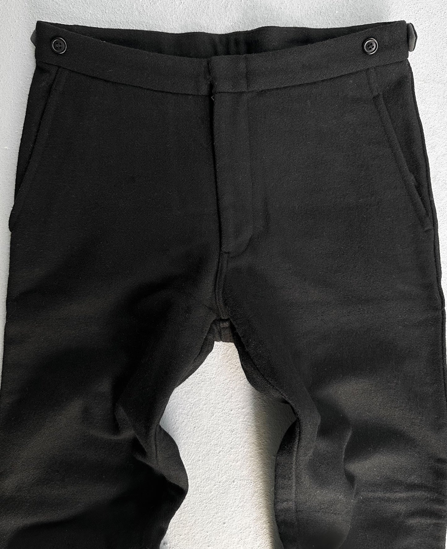 COMME des GARÇONS HOMME PLUS AW02 Heavy Wool Bootcut Pants
