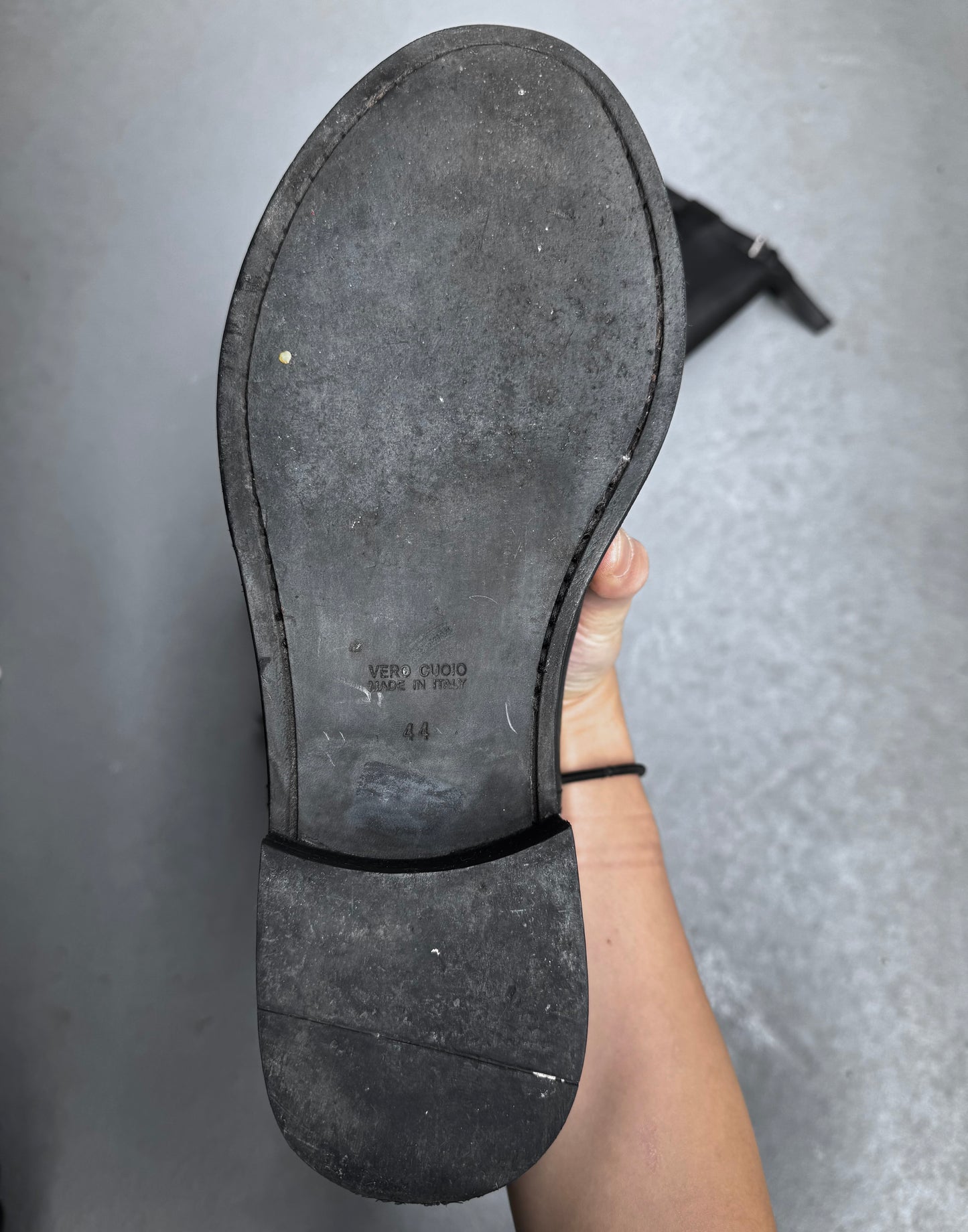 Ann Demeulemeester AW04 Knee-high ‘Tucson Nero’ Horse Riding Leather Boots