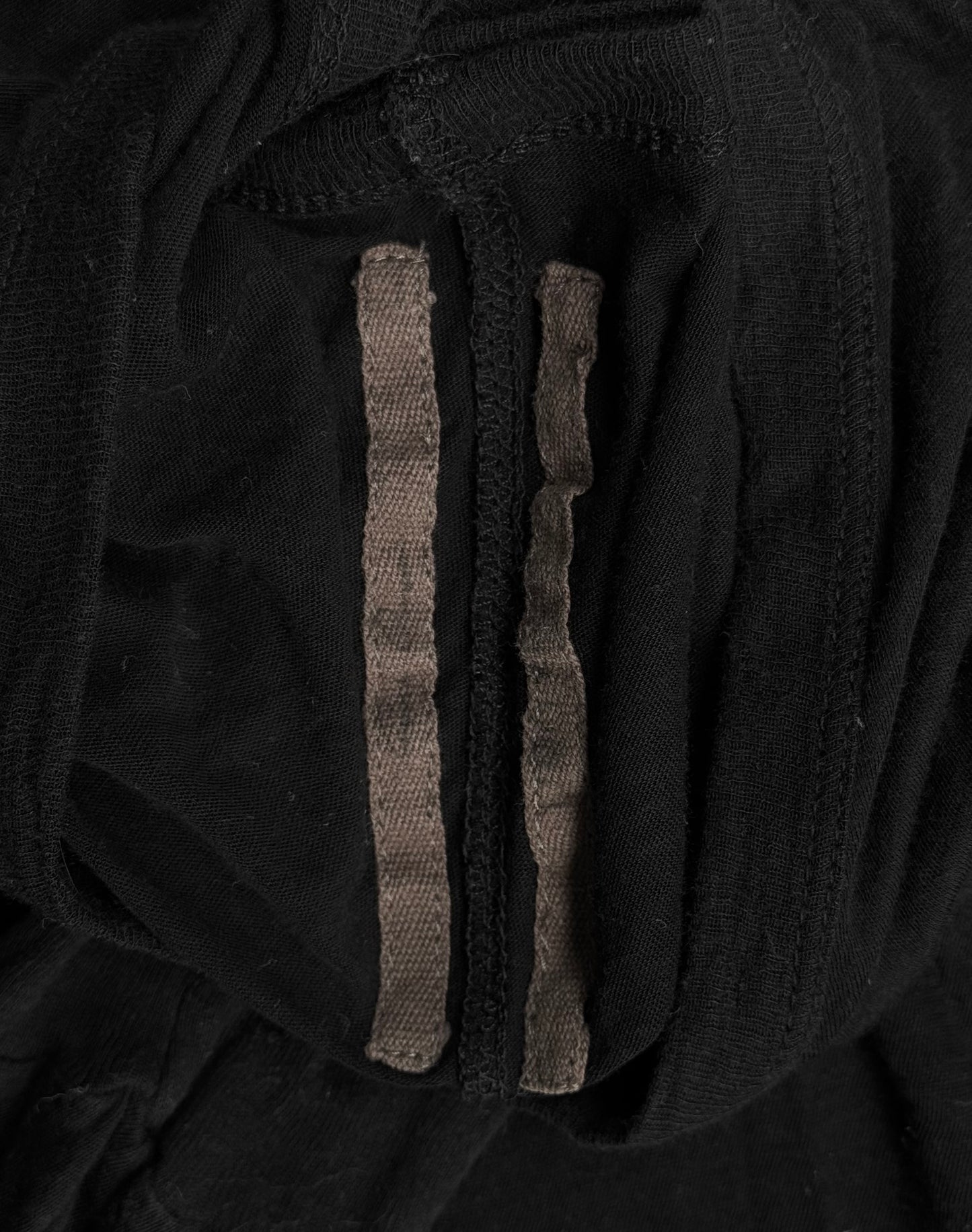 Rick Owens AW08 “STAG” Black Sheer Unstable Long-sleeves