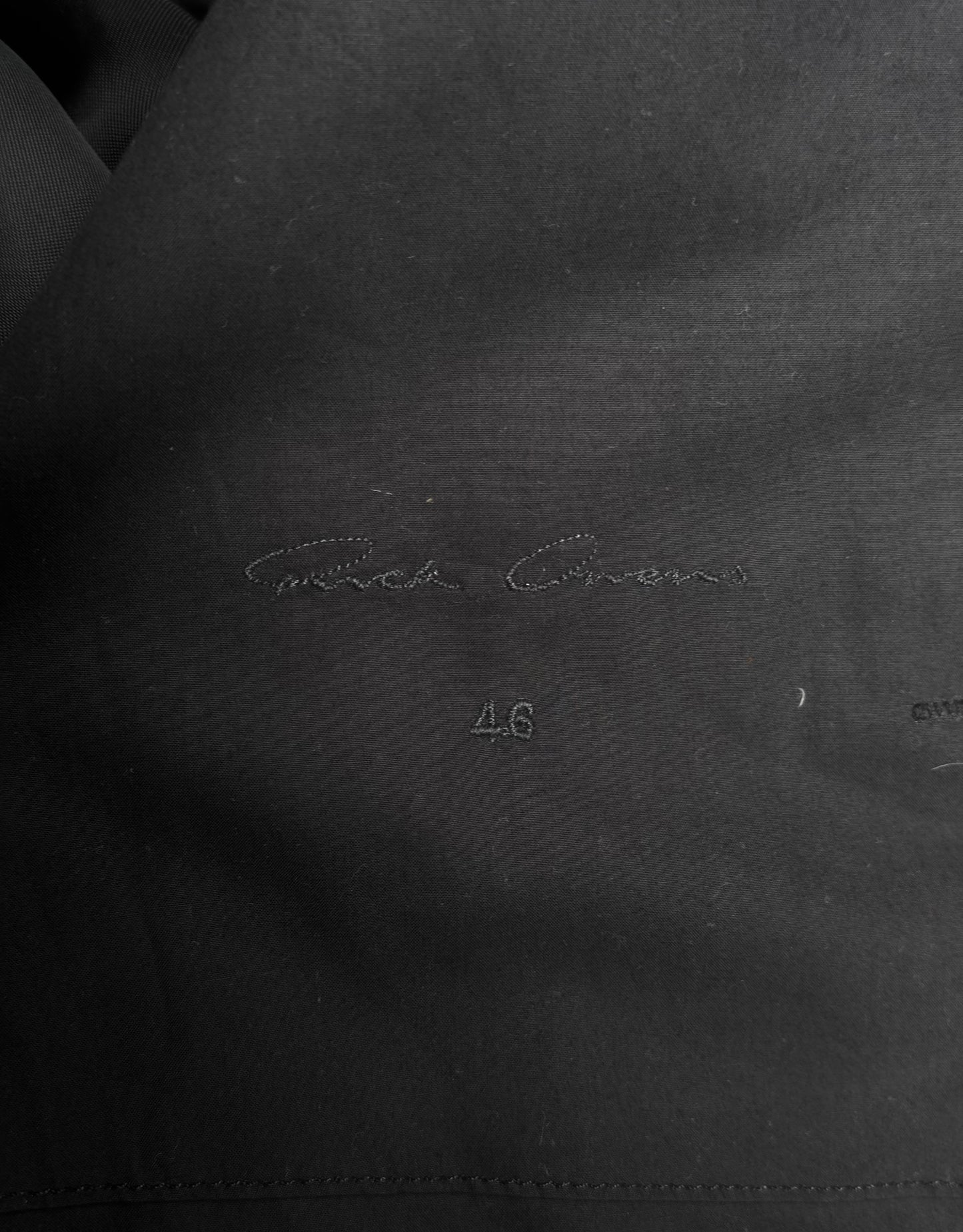 Rick Owens AW15 "SPHINX" Nubuck Lambskin Leather Geo Jacket